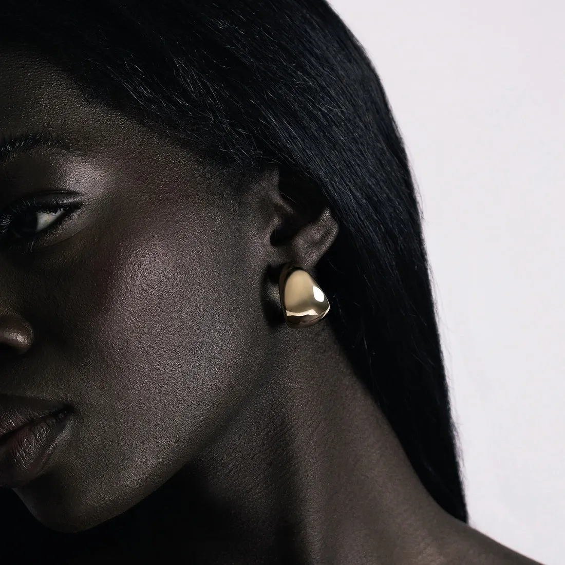 14K Gold Plated Chunky Kasumi Hoops