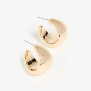 14K Gold Plated Chunky Kasumi Hoops