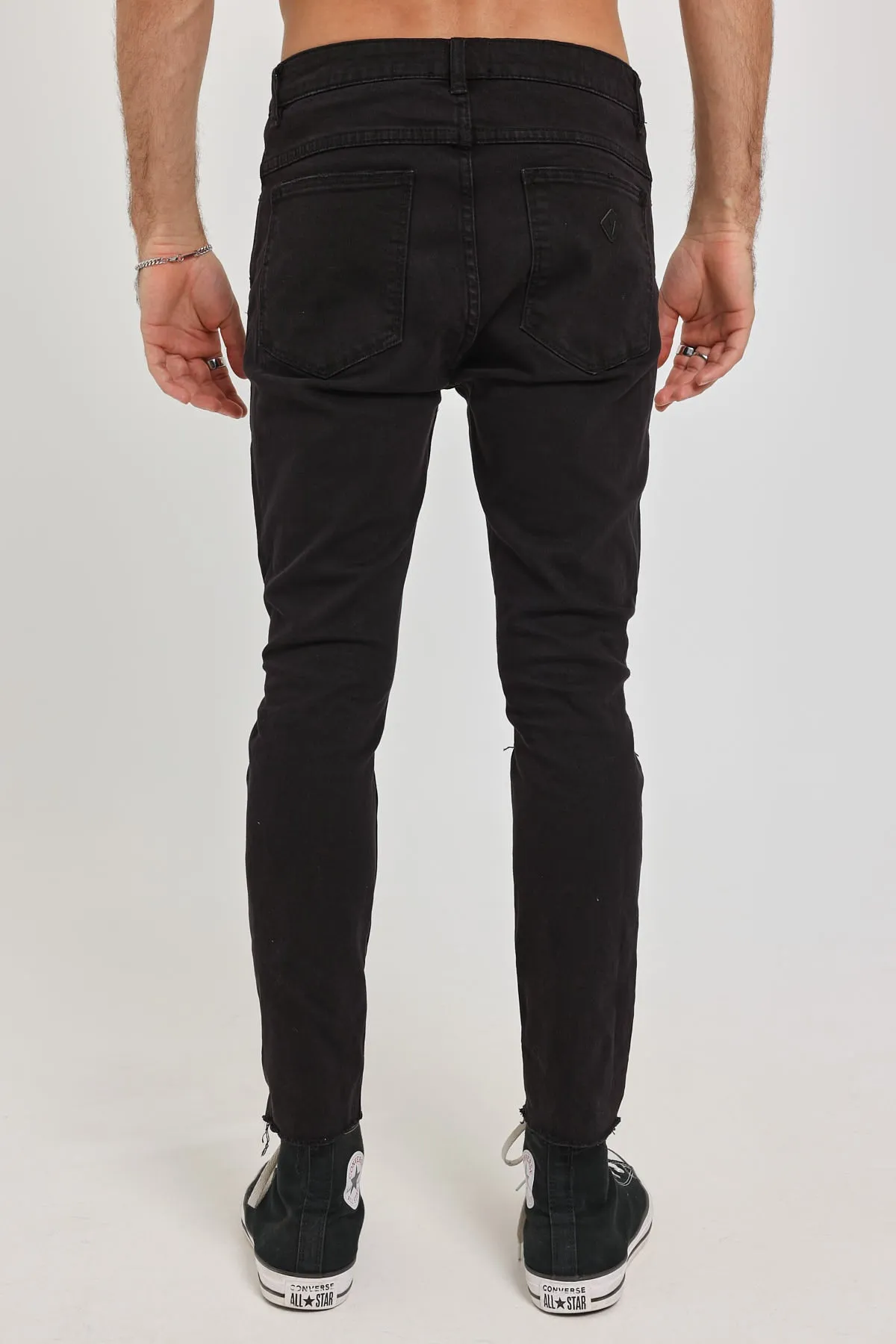 Abrand A Turn Up Jean Smoky Black