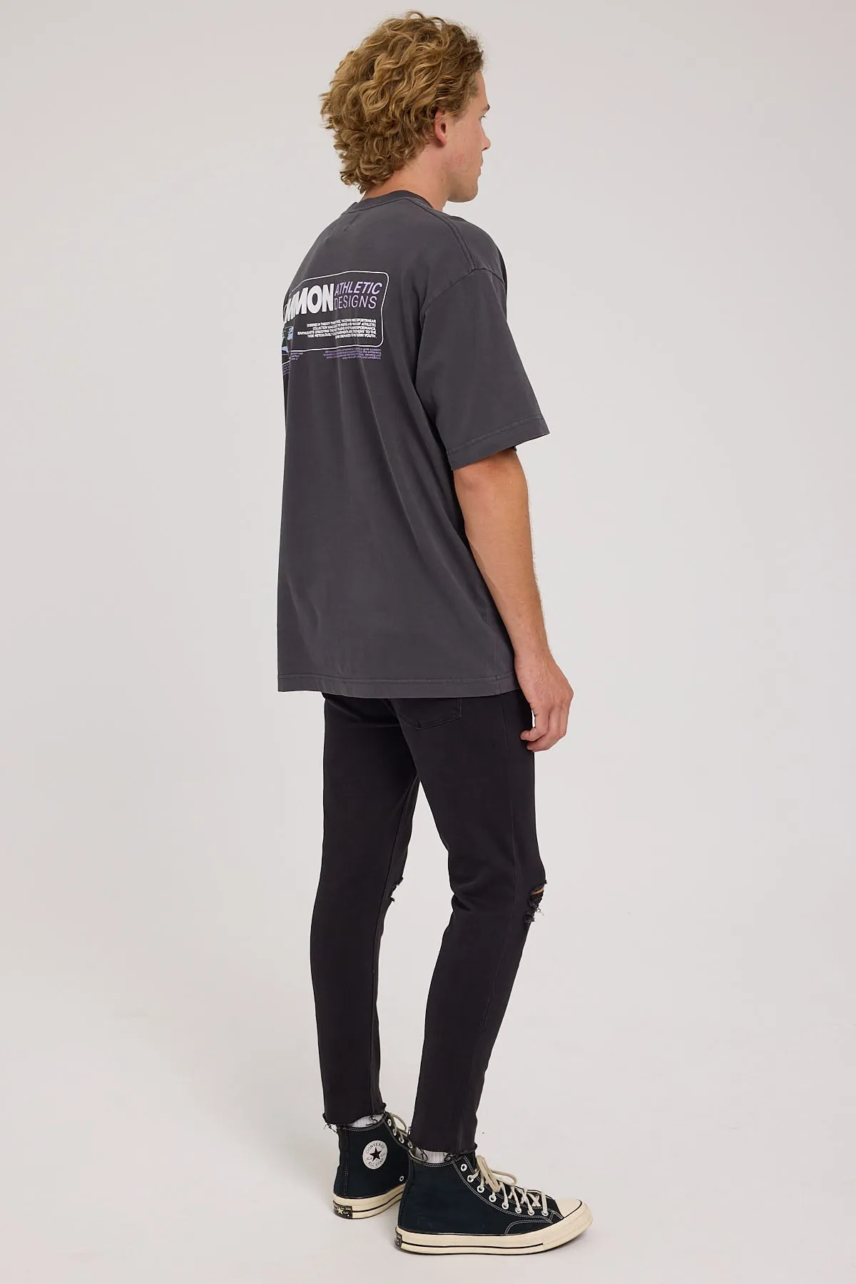 Abrand A Turn Up Jean Smoky Black