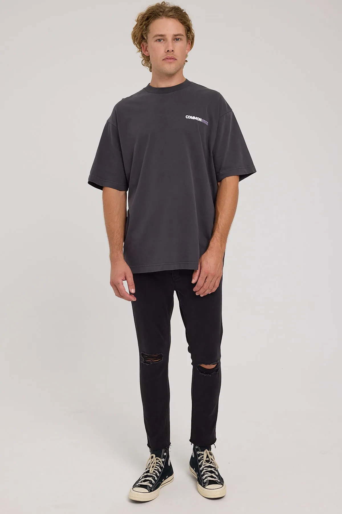 Abrand A Turn Up Jean Smoky Black