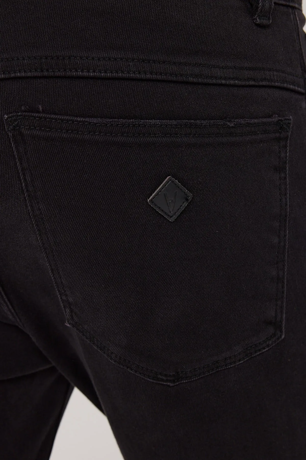 Abrand A Turn Up Jean Smoky Black