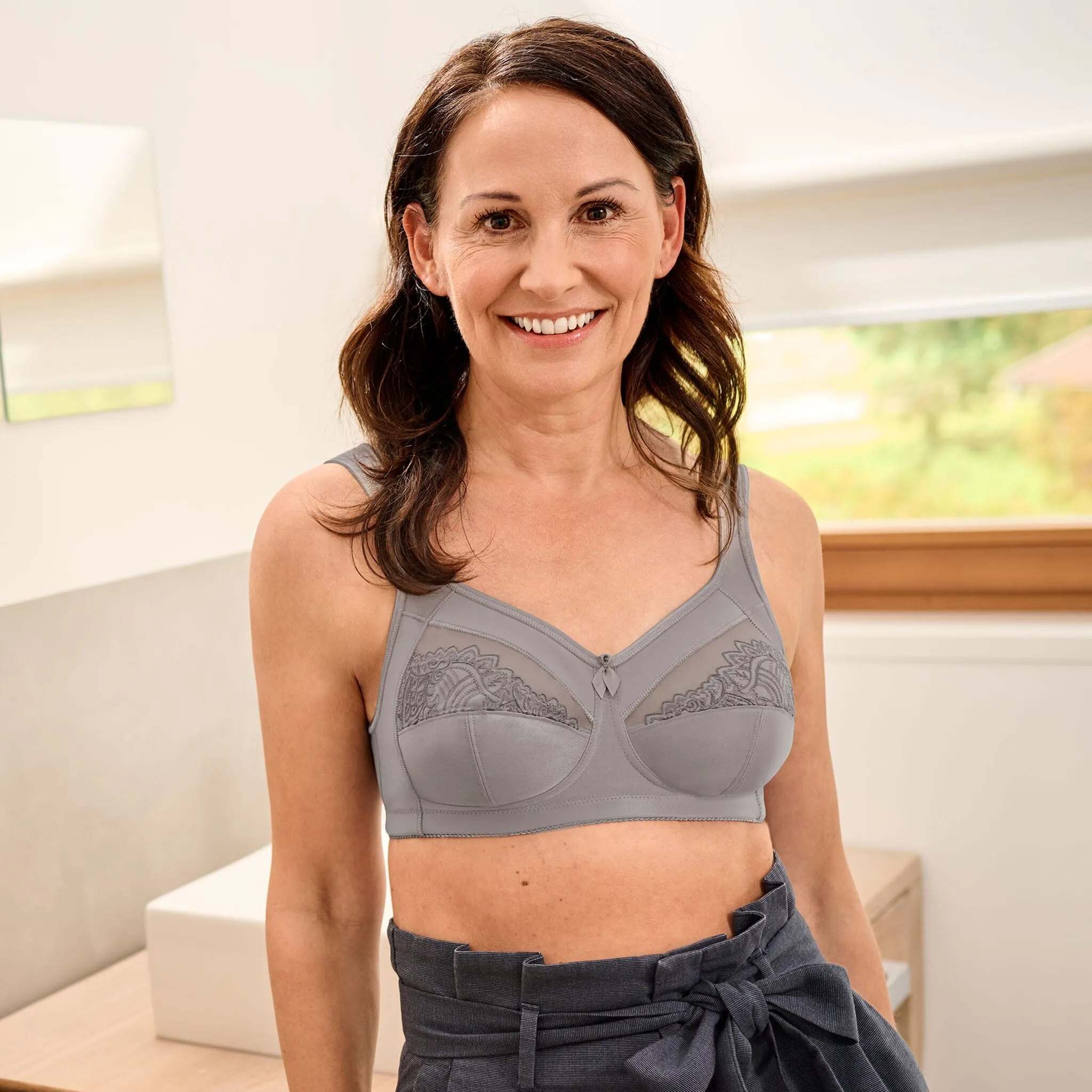 Amoena® Isadora Wire-Free Bra Rose Nude