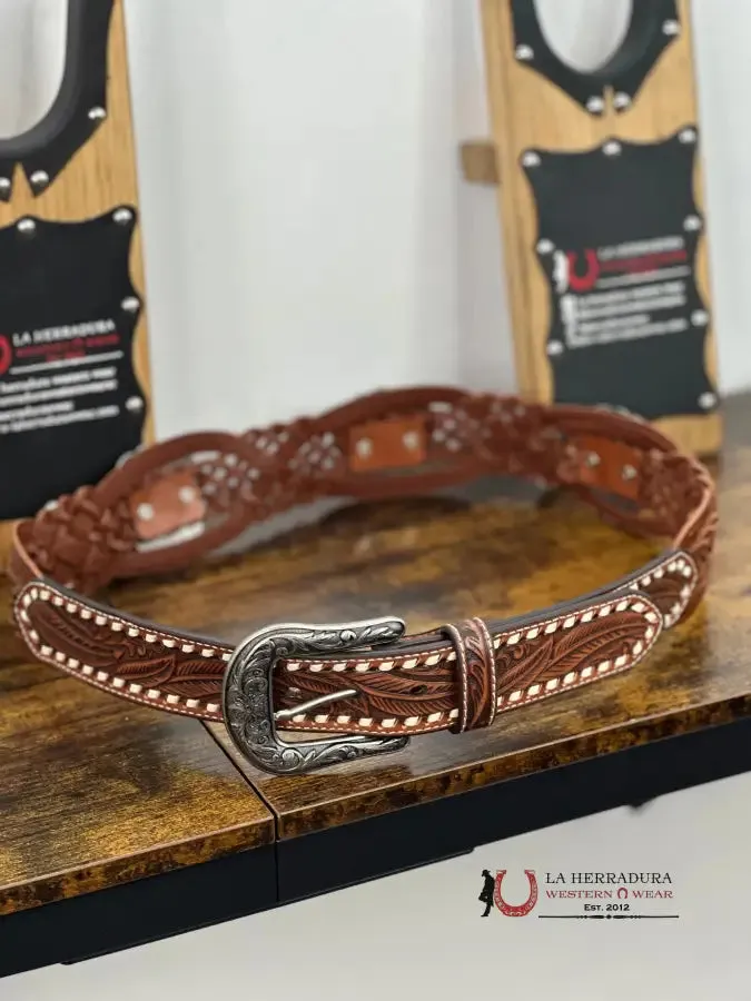 ANGEL RANCH TURQ HEART BELT