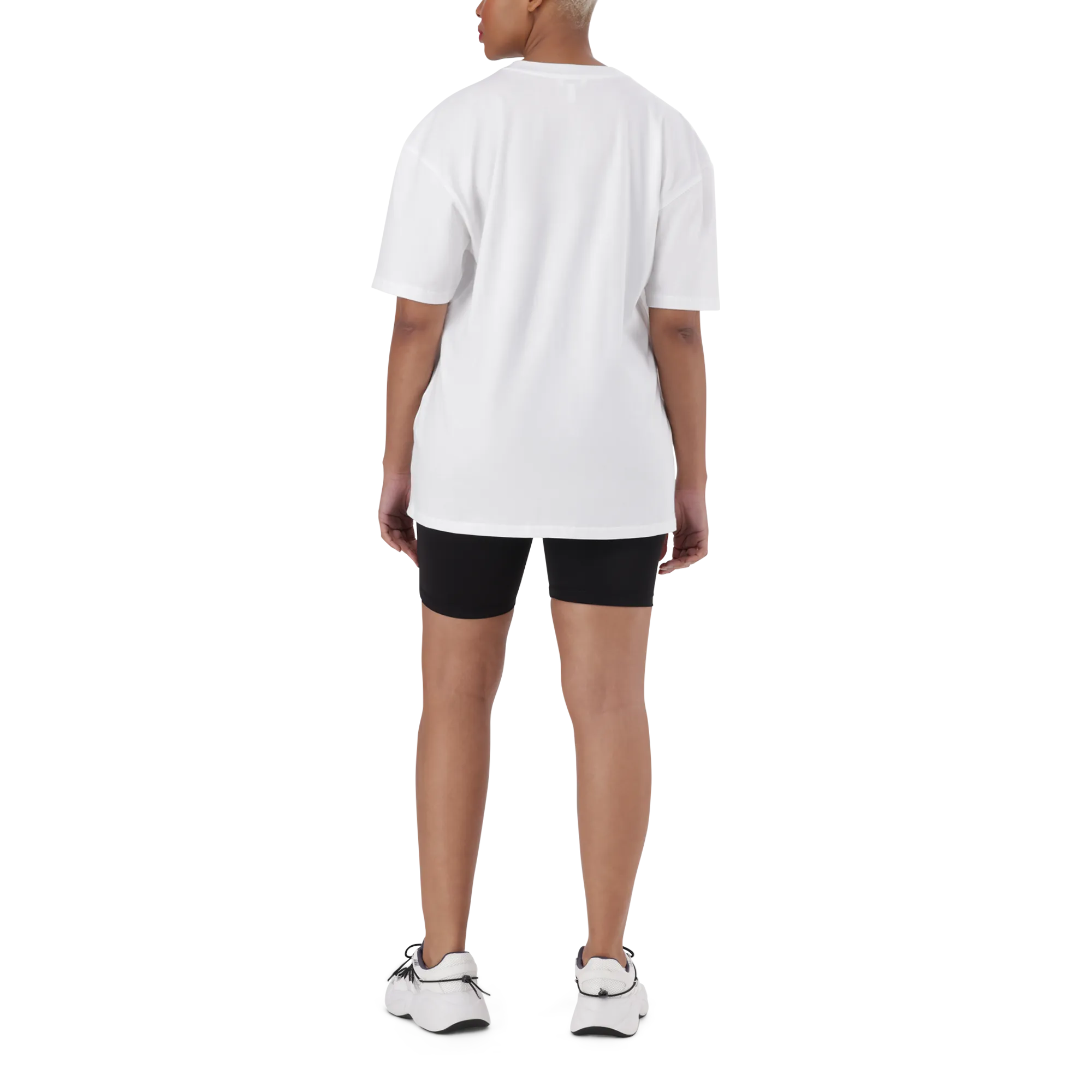 ATHENA WHITE OVERSIZED GRAPHIC T-SHIRT