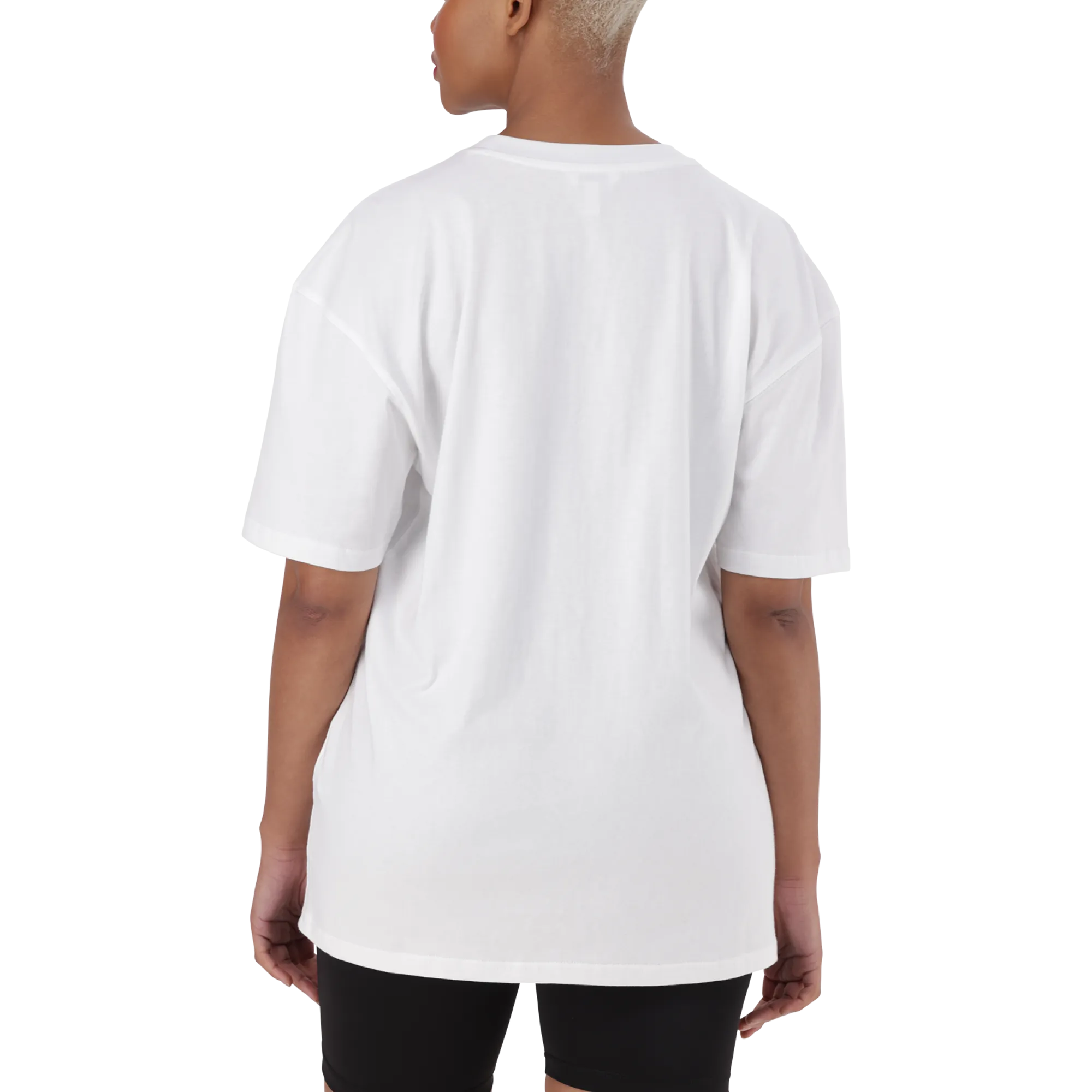 ATHENA WHITE OVERSIZED GRAPHIC T-SHIRT