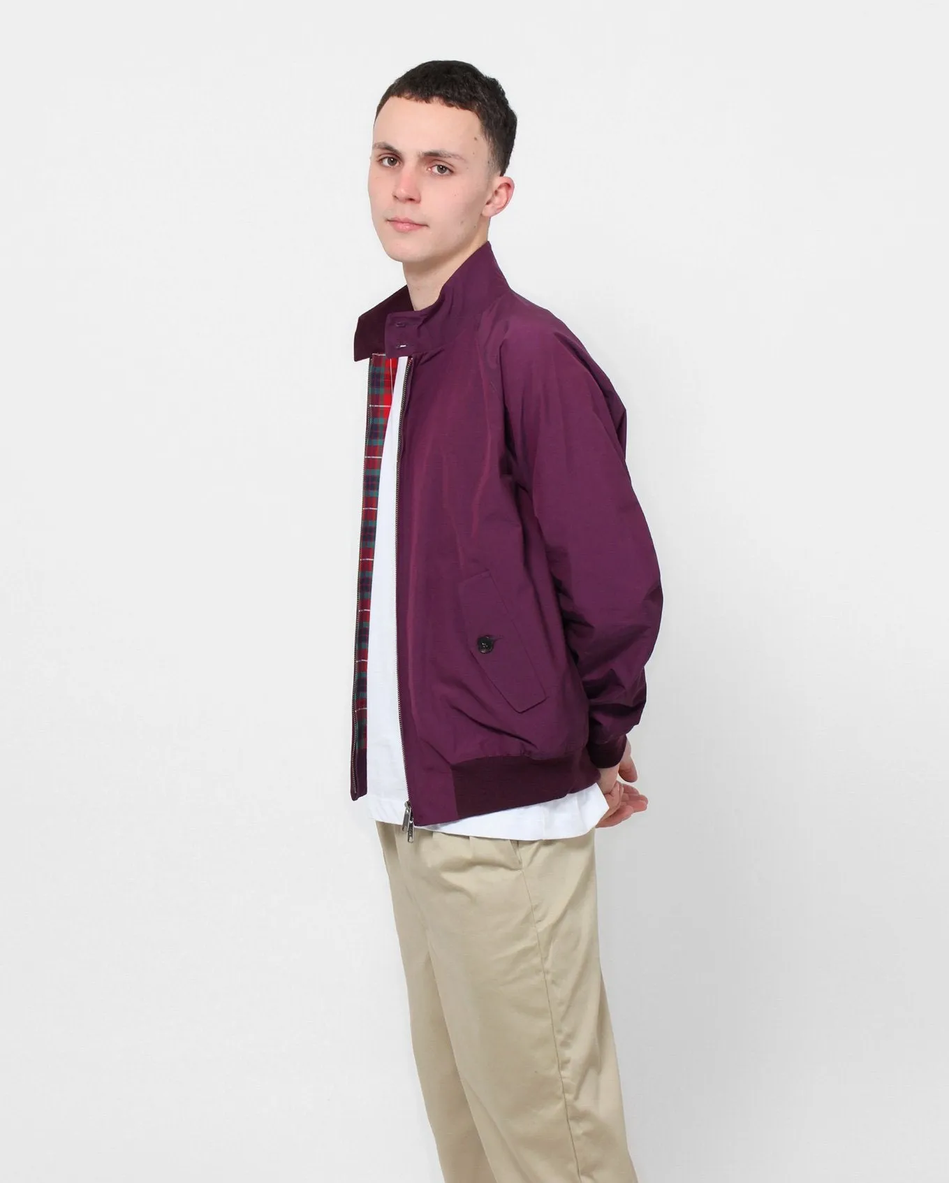 Baracuta G9 Harrington (plum)