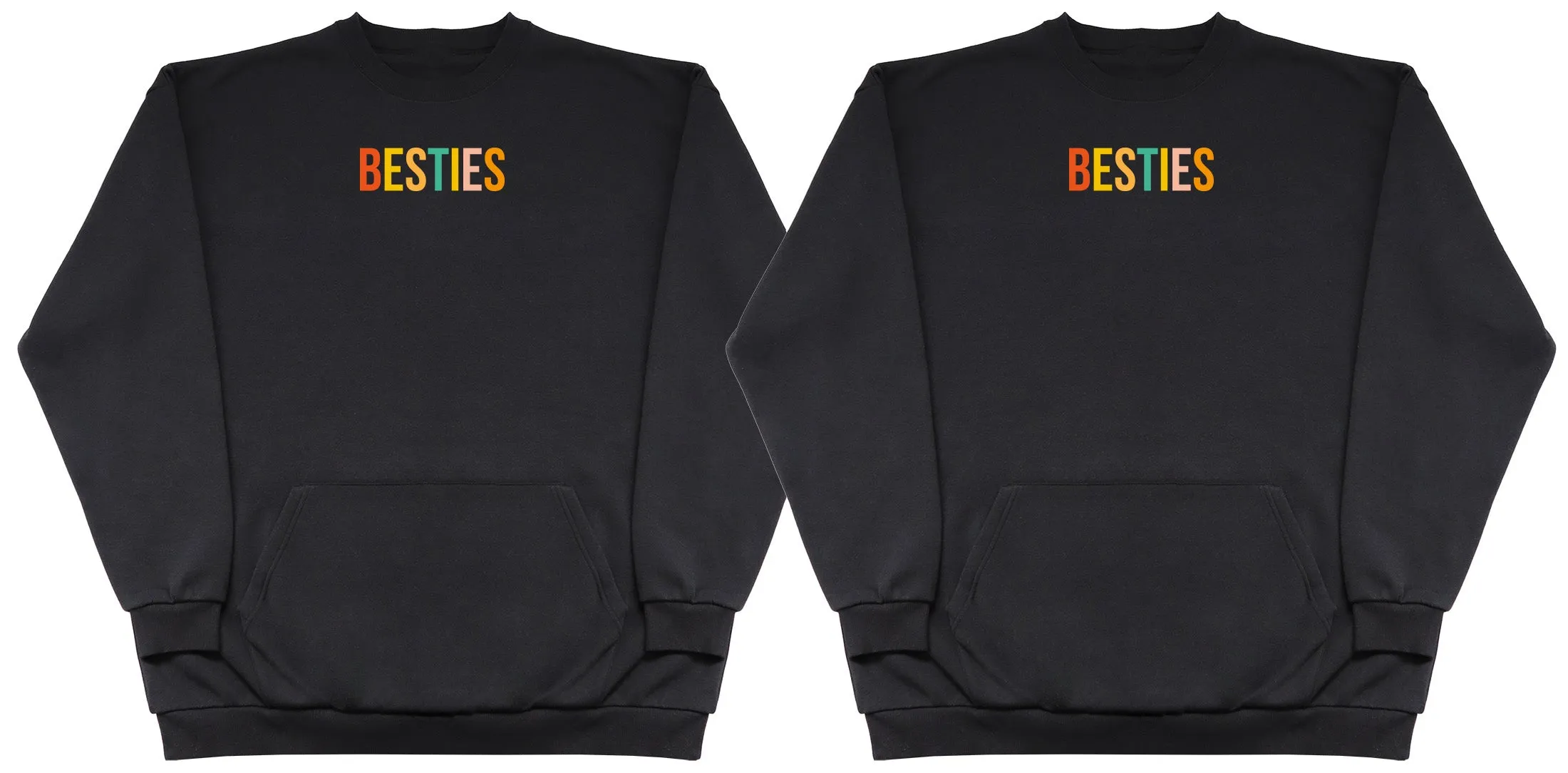 Besties Matching Set - Huge Oversized Hoodless Hoodie