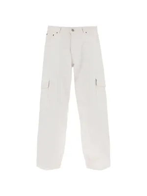 Bethany Cargo Wide-Leg Denim Jeans