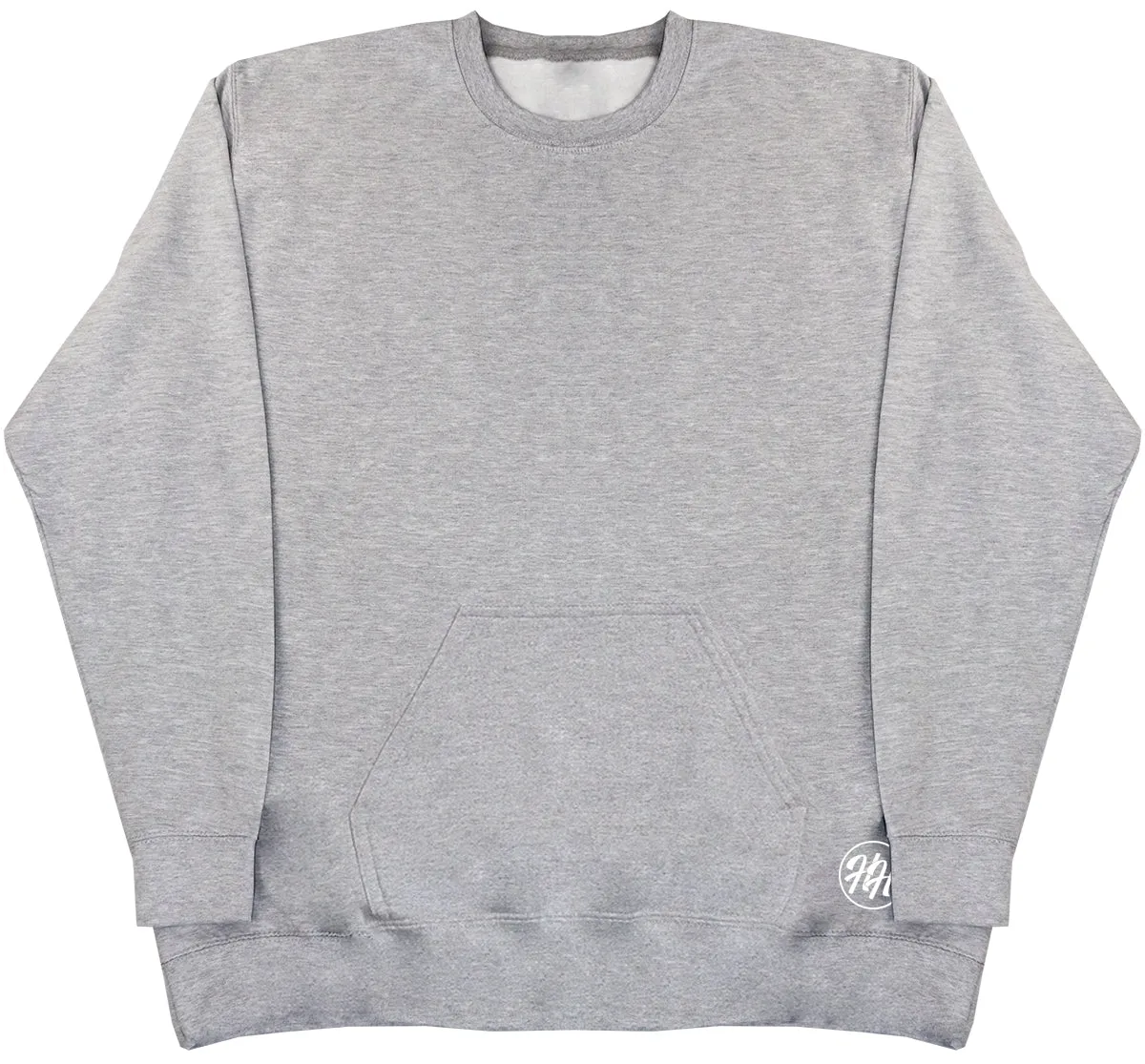 Blank 'No Mood' - Grey Huge Oversized Hoodless Hoodie