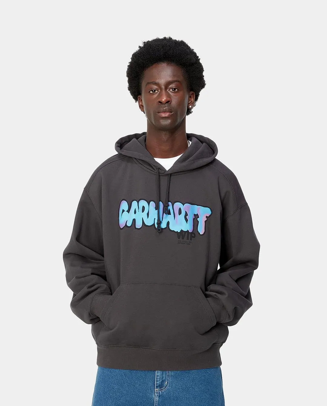 Carhartt WIP - Hooded Drip Sweat - Charcoal