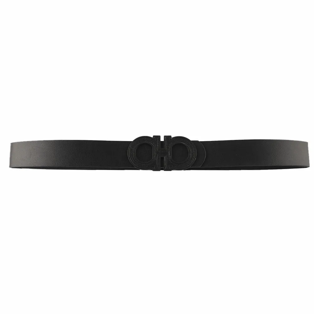 Color Buckle Belt - Black