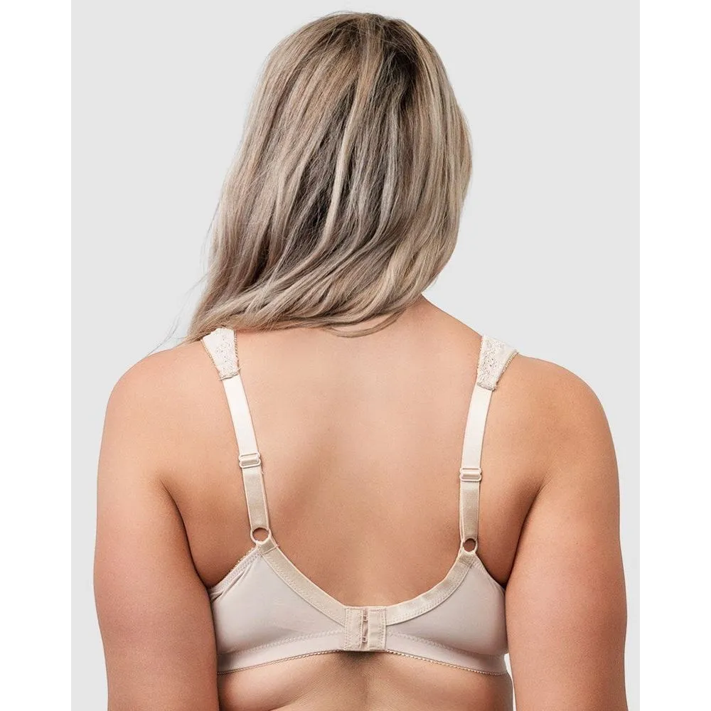 Comfortable Wide Strap Plus Size Wirefree Bra