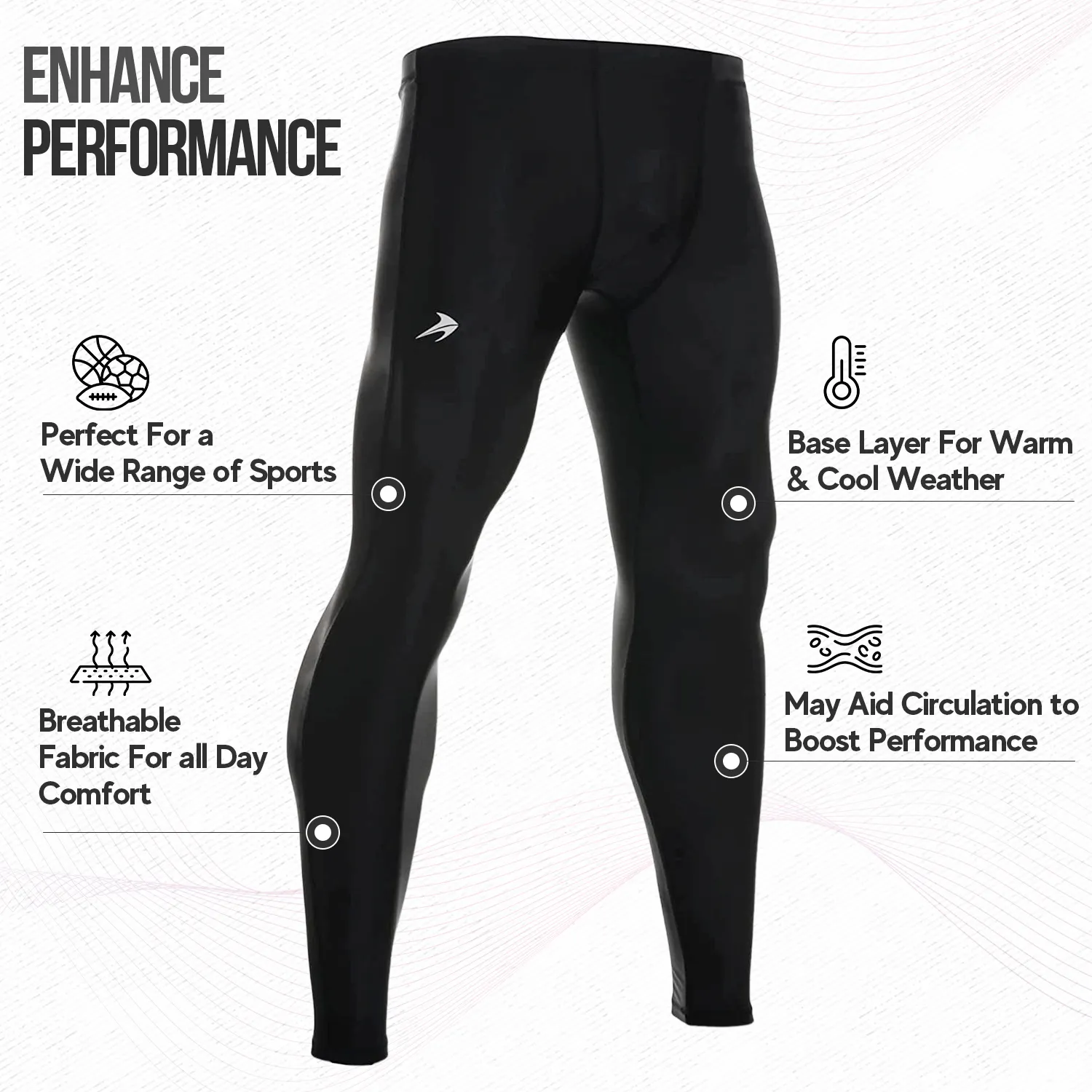 Compression Performance Enhancing Pants: Work Harder | Recover Faster