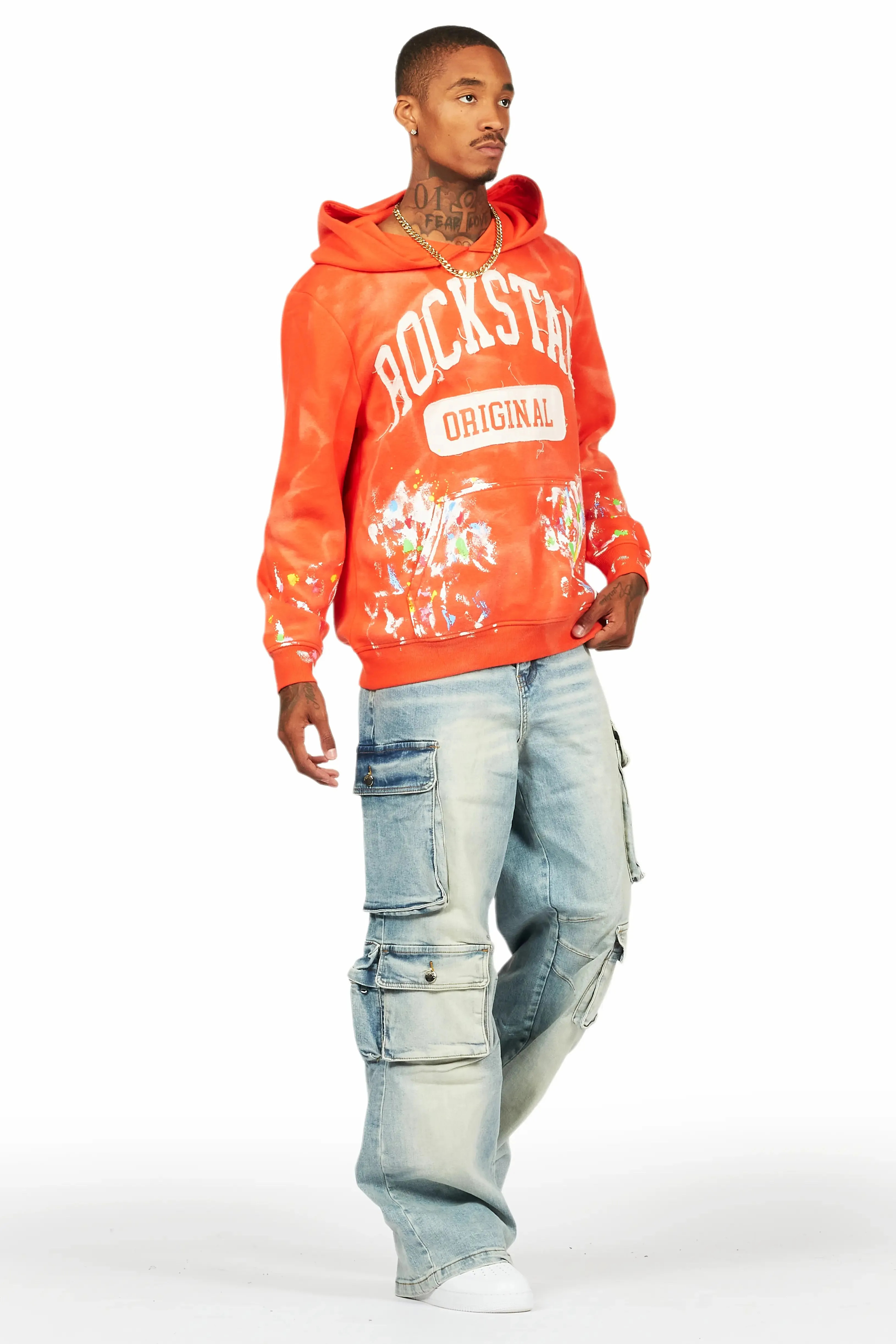 Cortie Blue Baggy Fit Jean