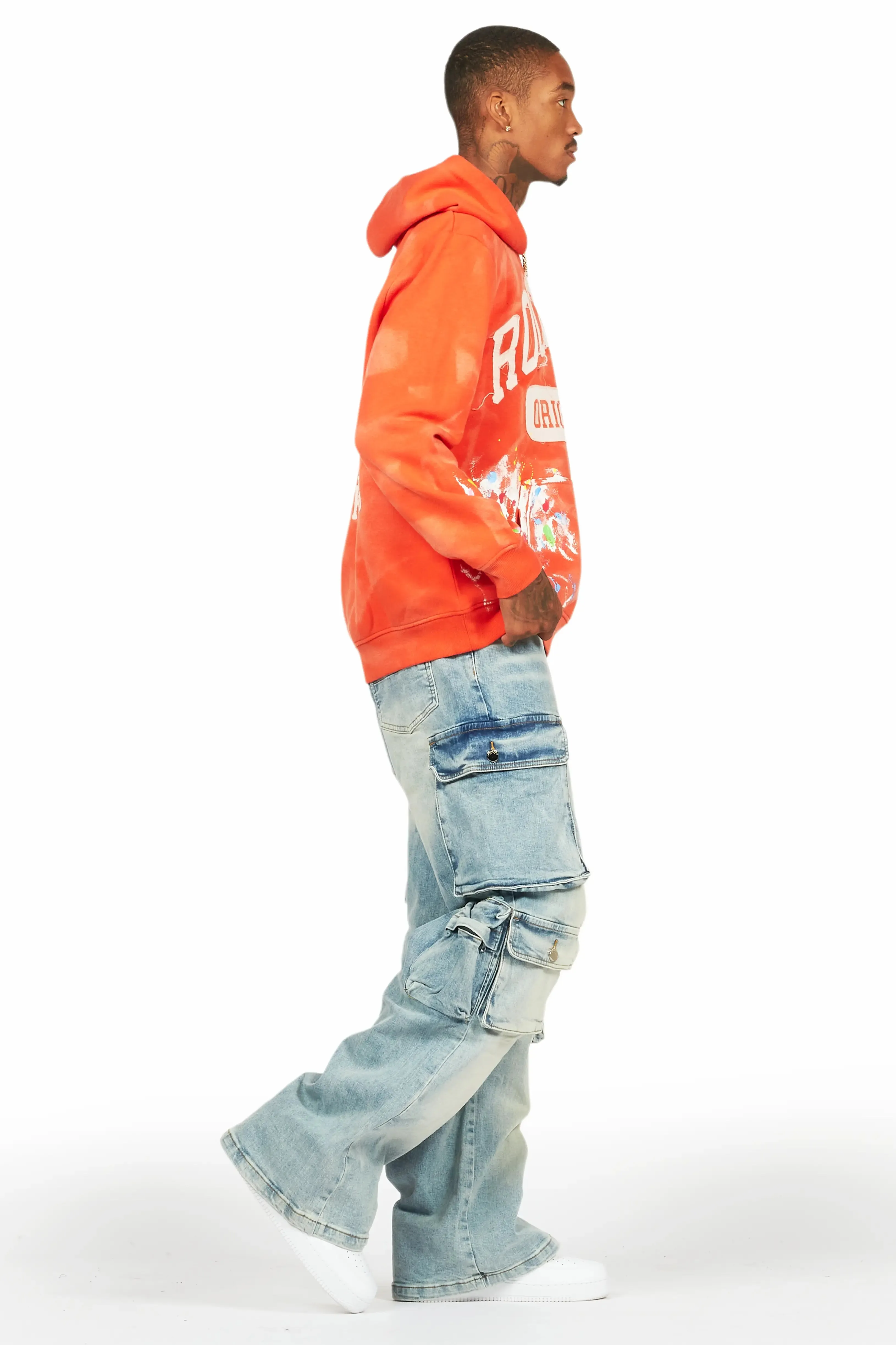 Cortie Blue Baggy Fit Jean