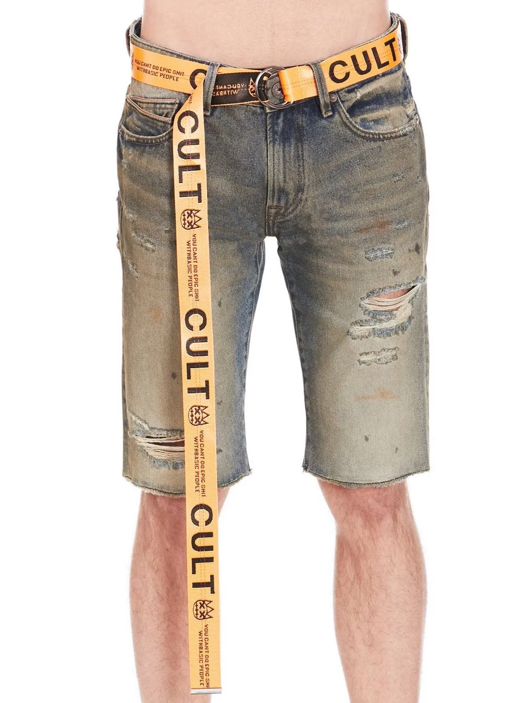 CULT BELTED ROCKER SHORT IN DUSK