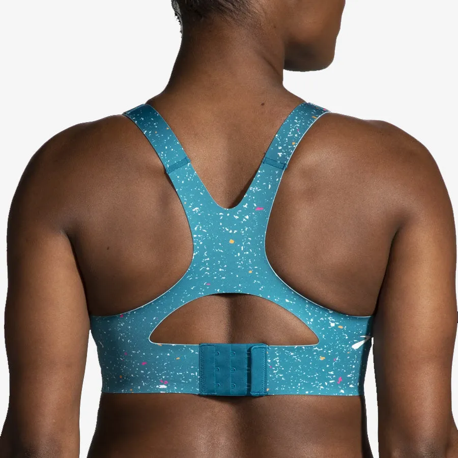 Dare Racerback 2.0 Sports Bra (Lagoon Speckle Print)