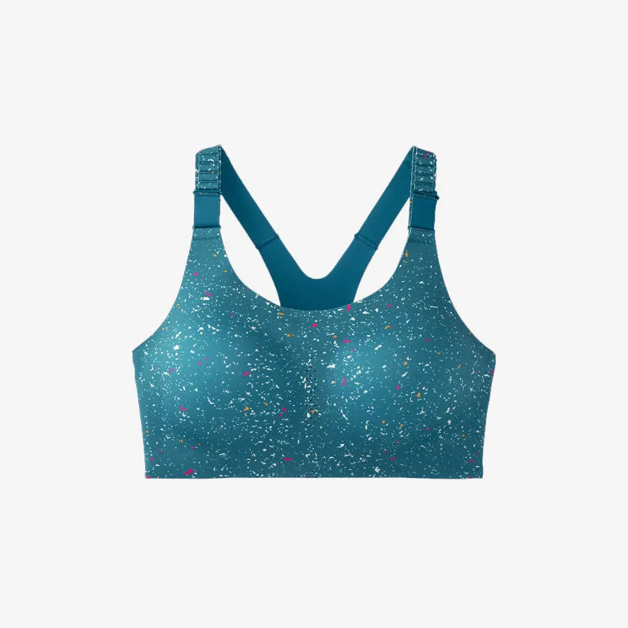 Dare Racerback 2.0 Sports Bra (Lagoon Speckle Print)