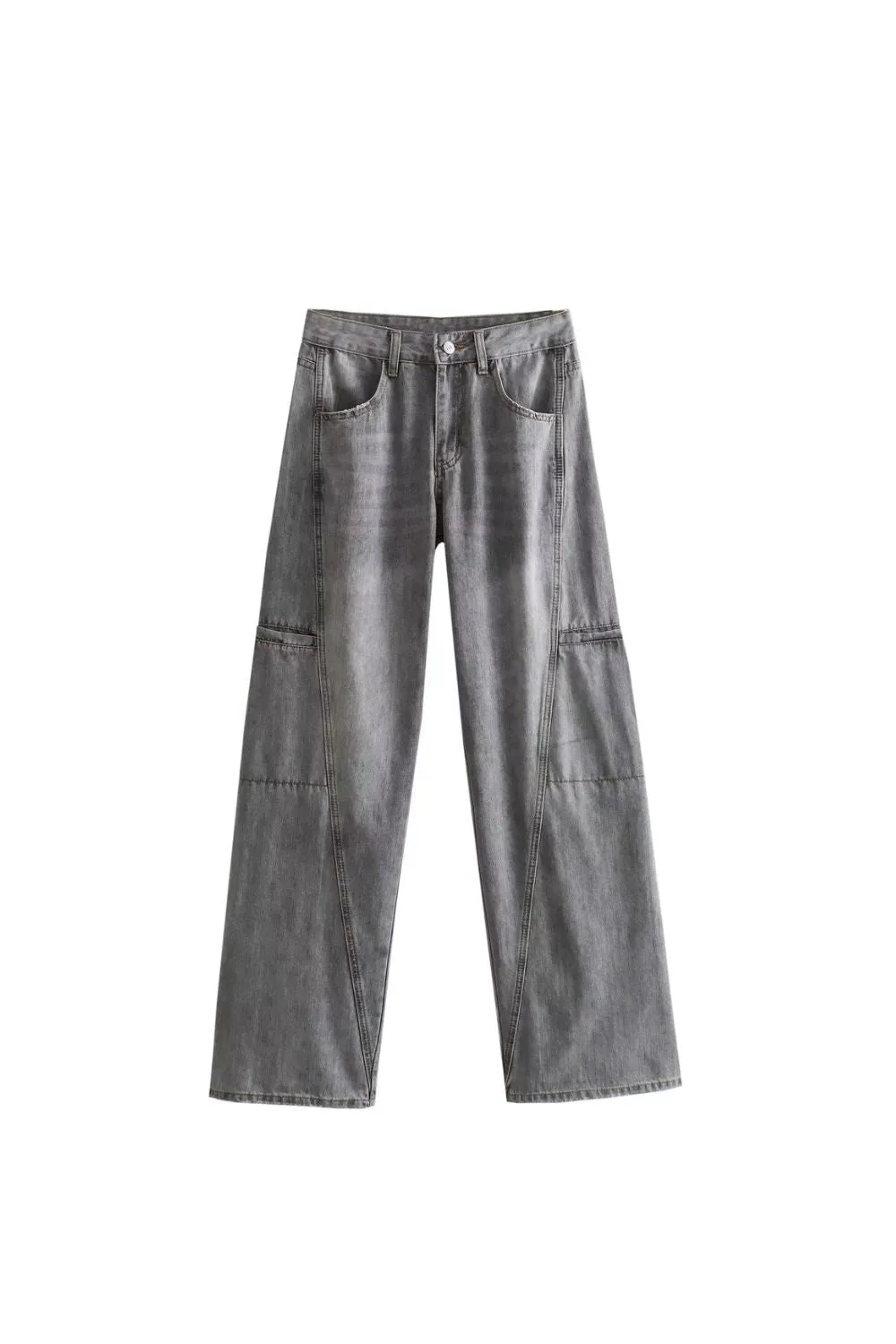 ‘Diana’ Utility Style Mid Rise Jeans