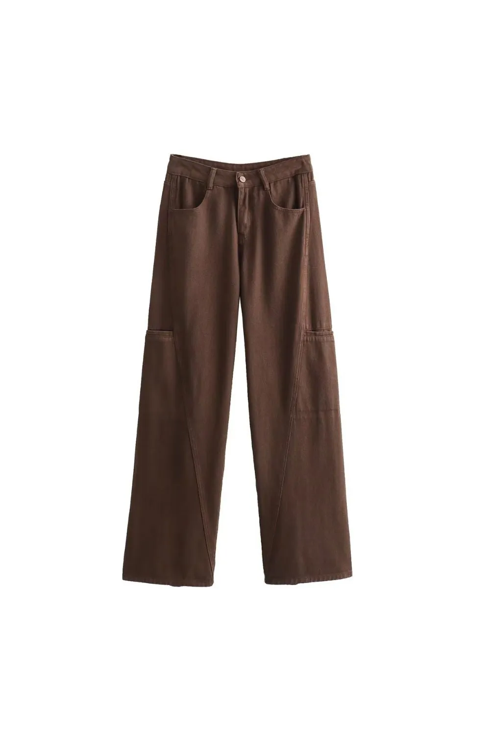 ‘Diana’ Utility Style Mid Rise Jeans