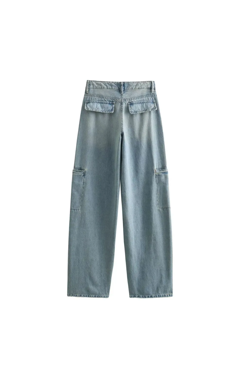 ‘Diana’ Utility Style Mid Rise Jeans