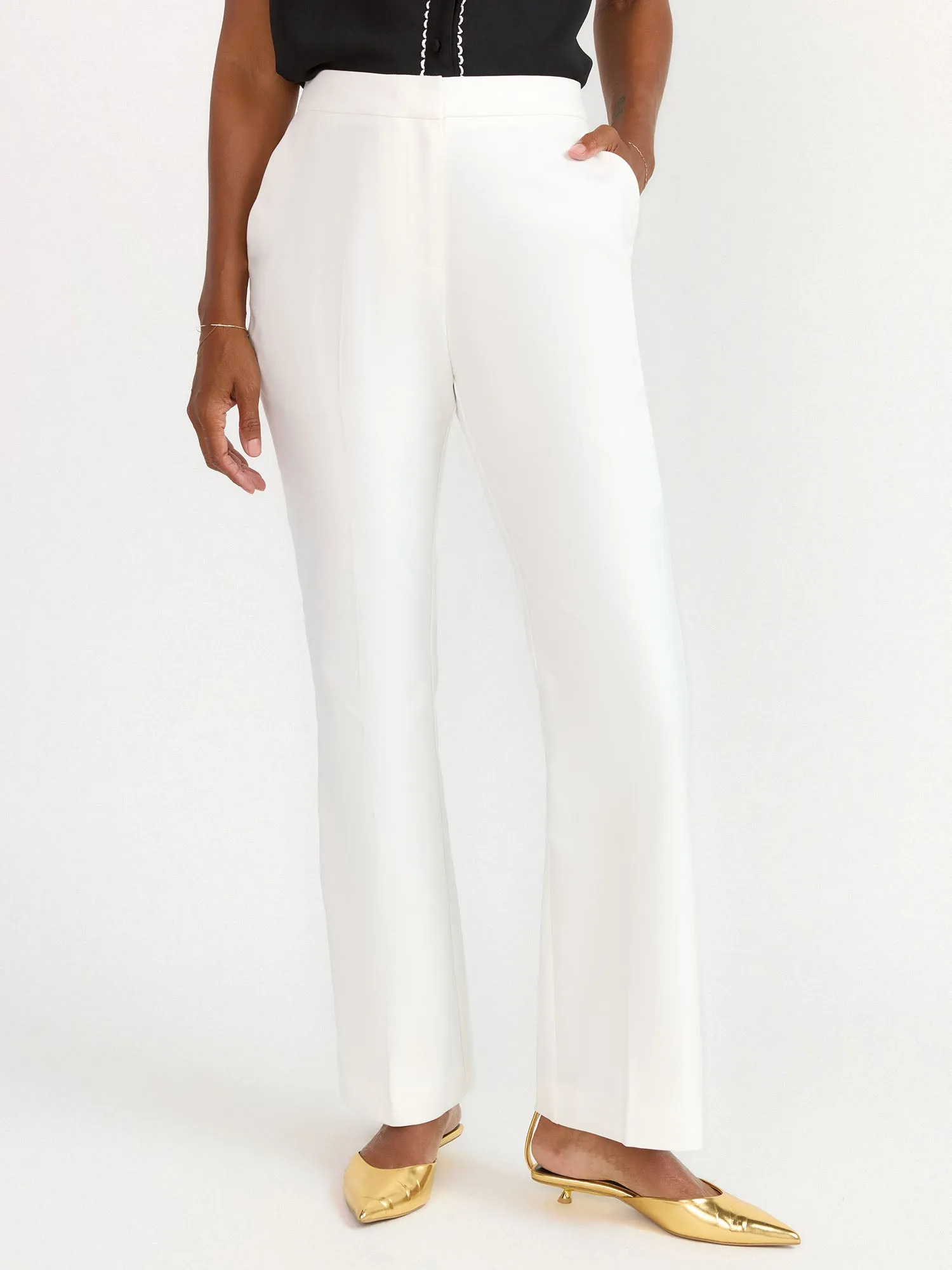 Essential High Rise Bootcut Pants