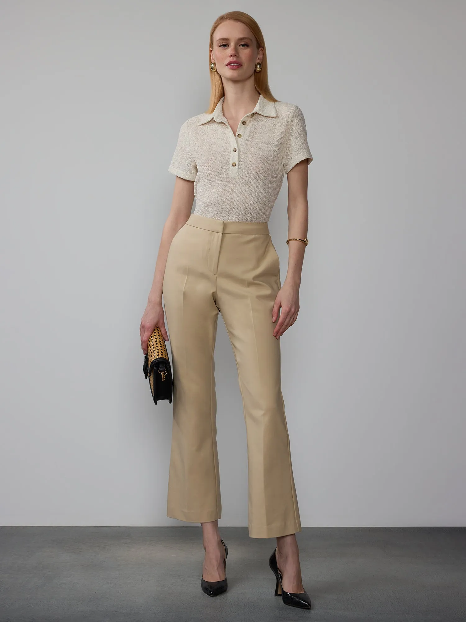 Essential High Rise Bootcut Pants