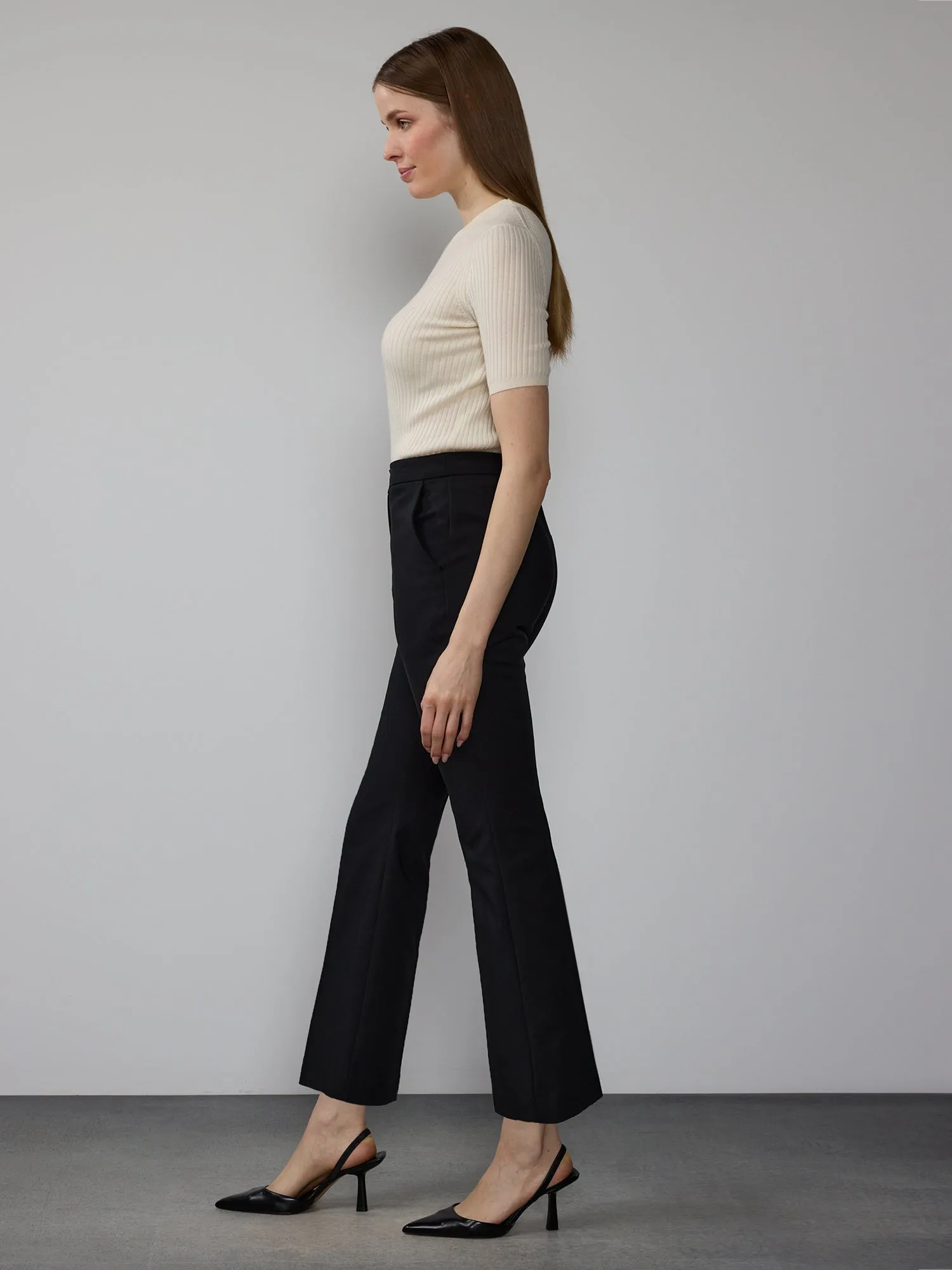 Essential High Rise Bootcut Pants