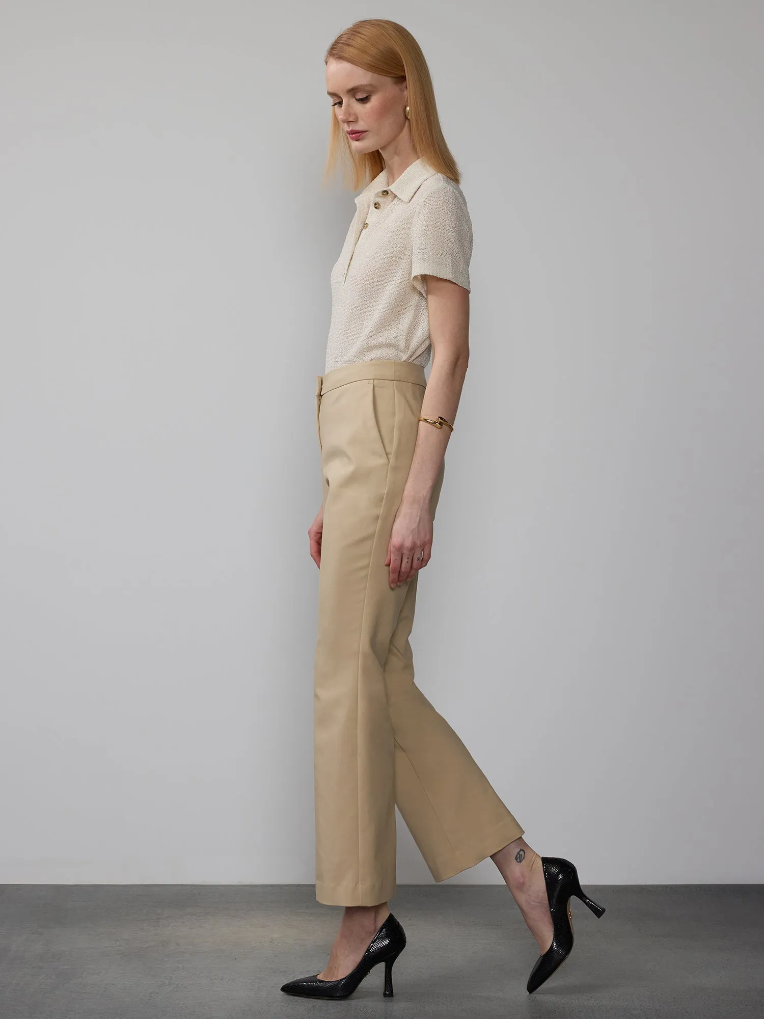 Essential High Rise Bootcut Pants