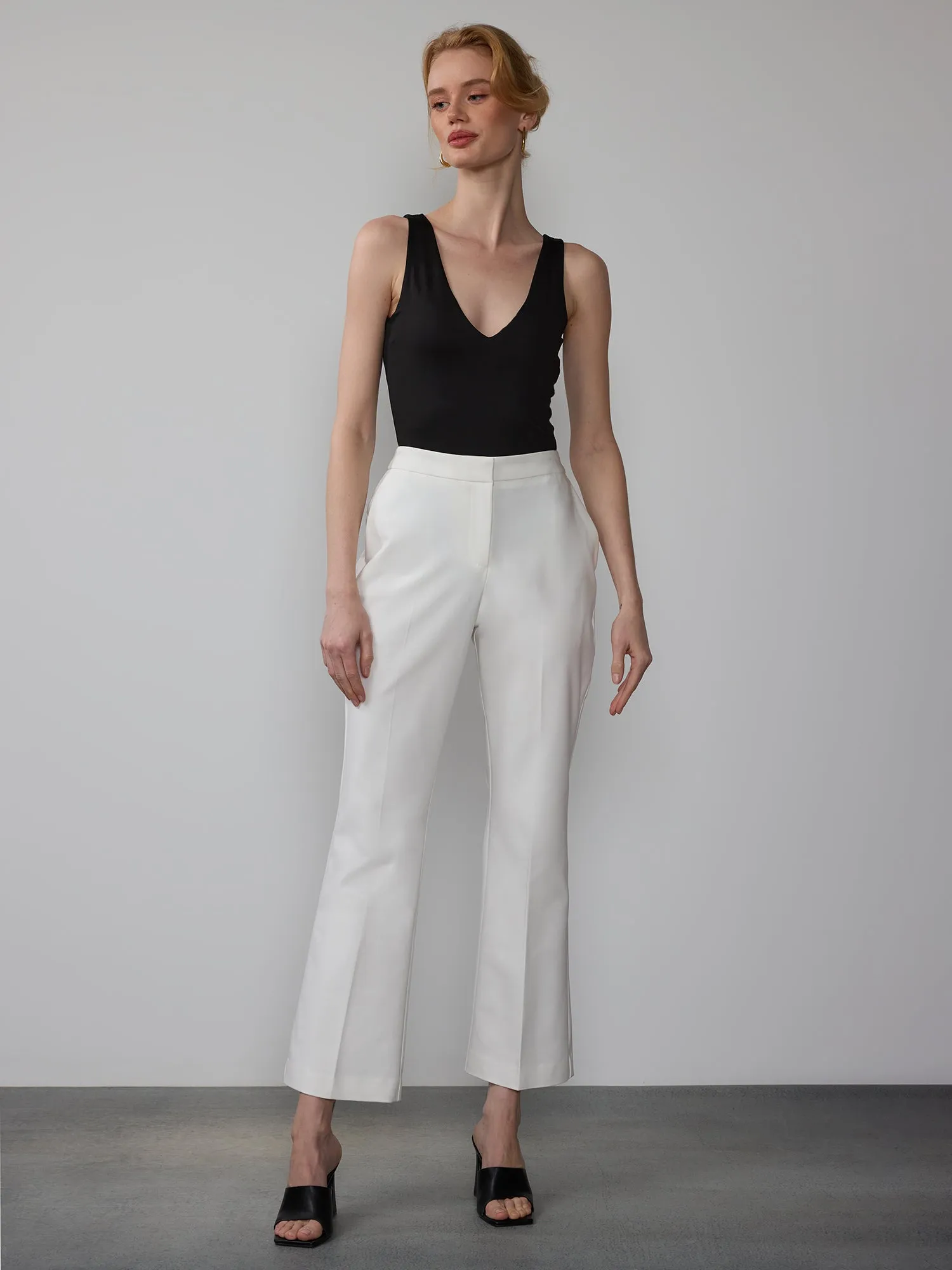 Essential High Rise Bootcut Pants