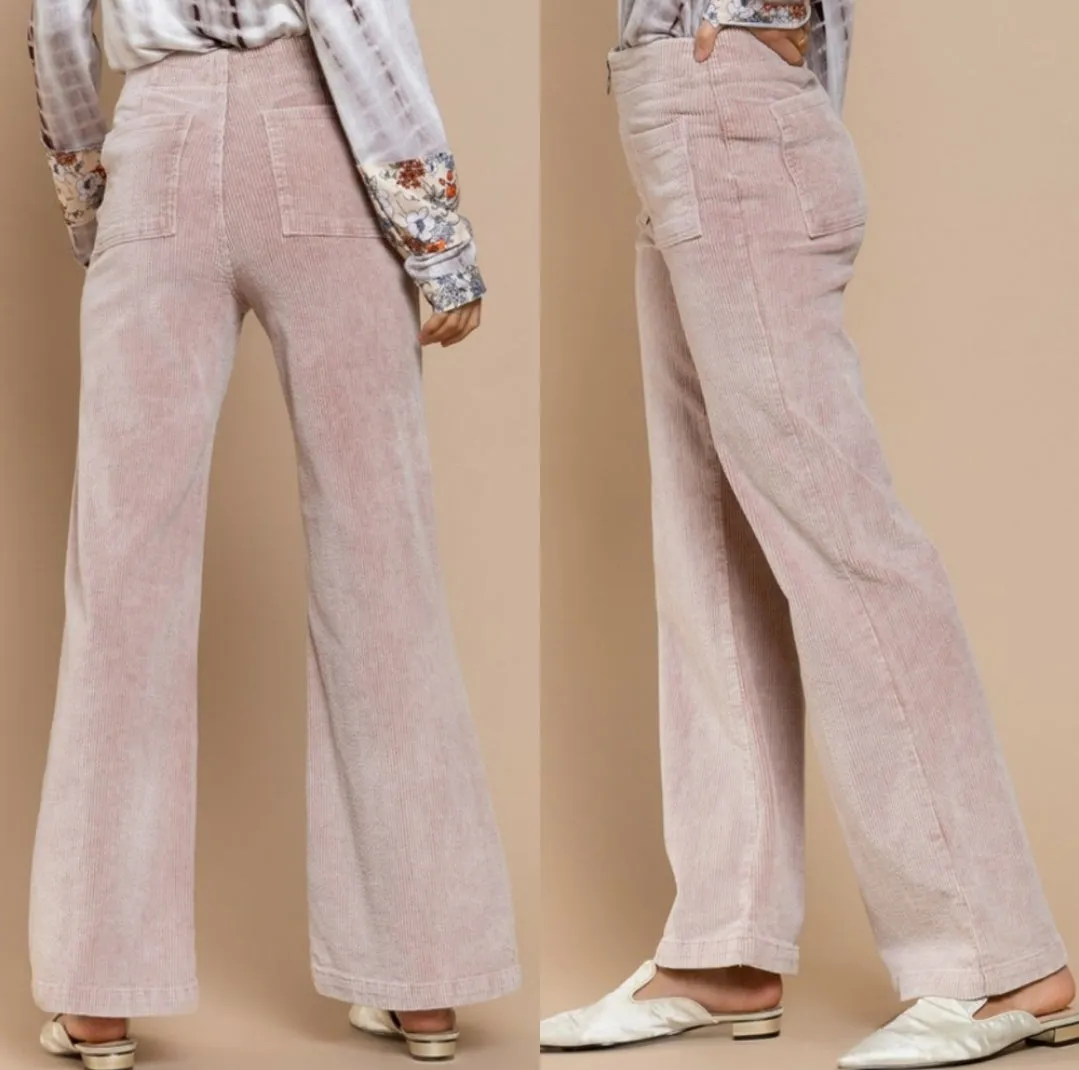 Flared Corduroy Pants