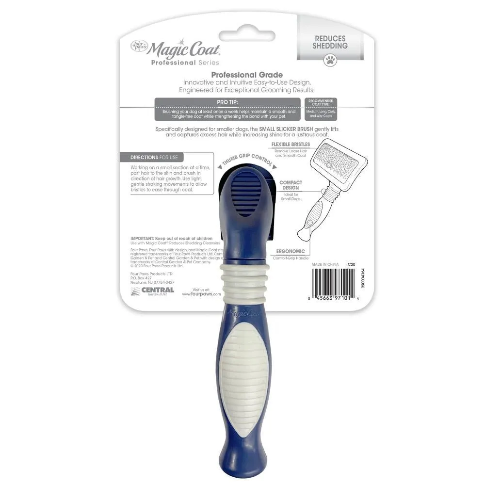 Four Paws Magic Coat Professional Series Slicker Brush For Dogs Small