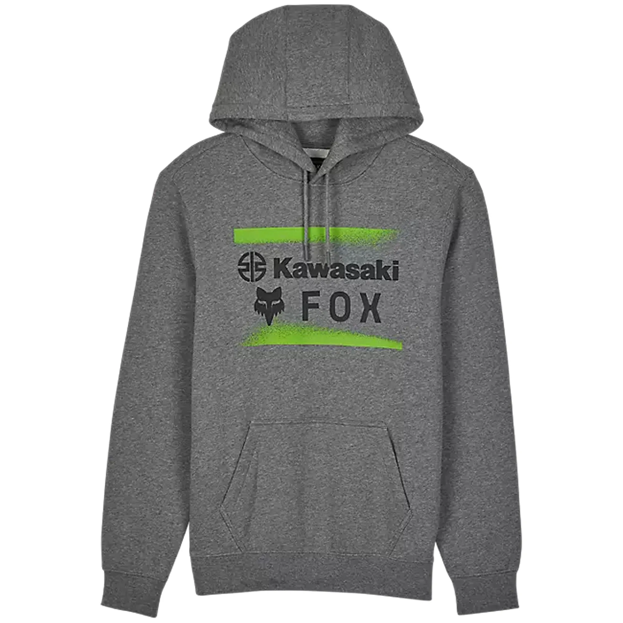 Fox Racing Fox x Kawasaki Pullover Hoodie Heather Graphite Grey