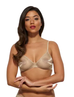 Gossard Glossies Underwire Sheer Molded Bra, Beige | Gossard Bra in Beige