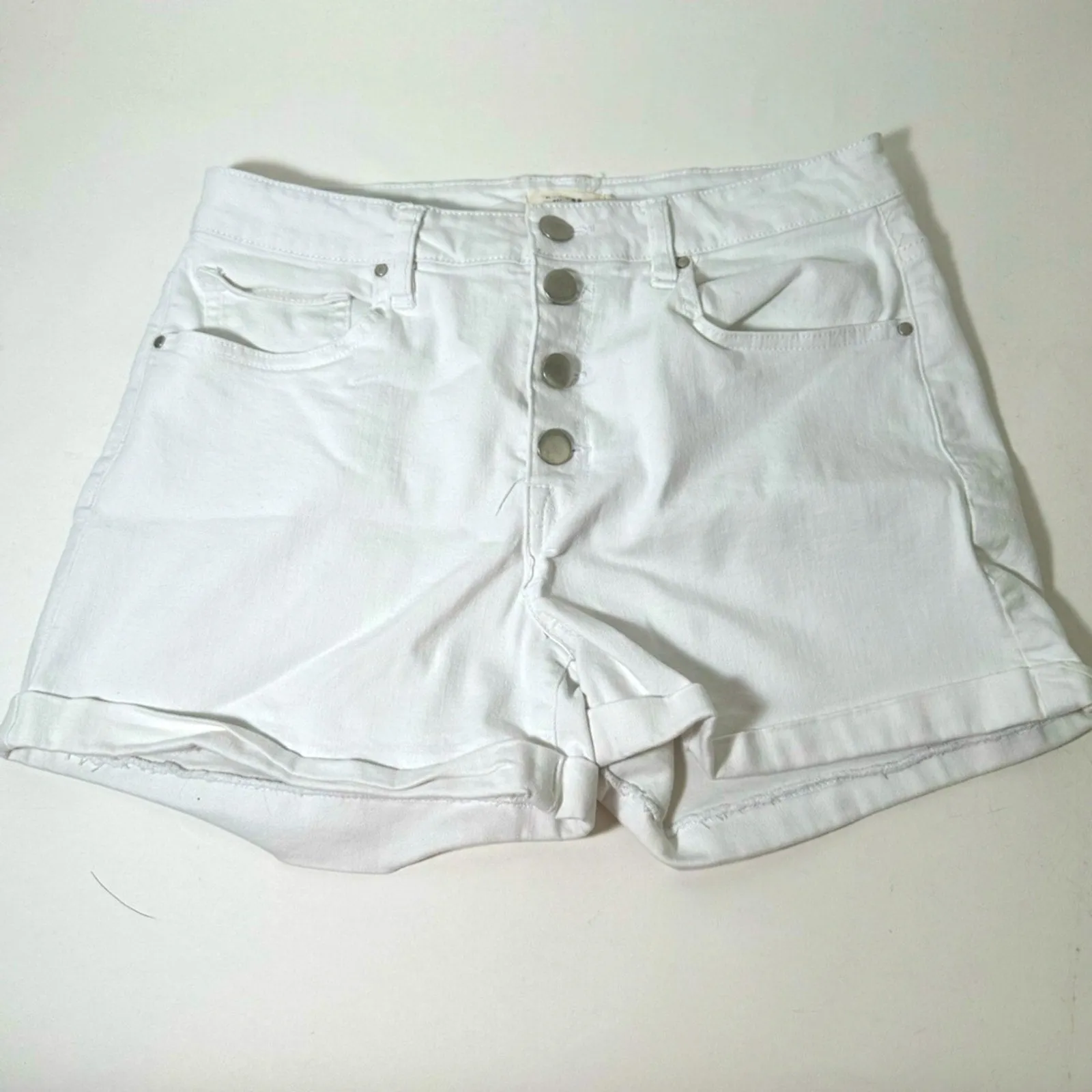 Harper Heritage  Button Front Jean Shorts