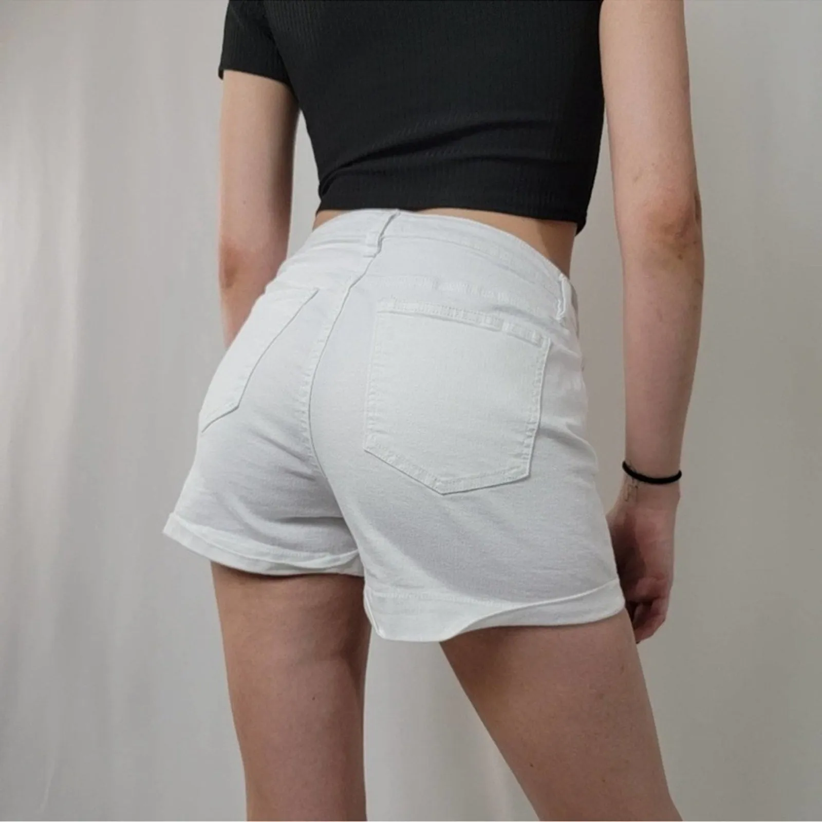 Harper Heritage  Button Front Jean Shorts