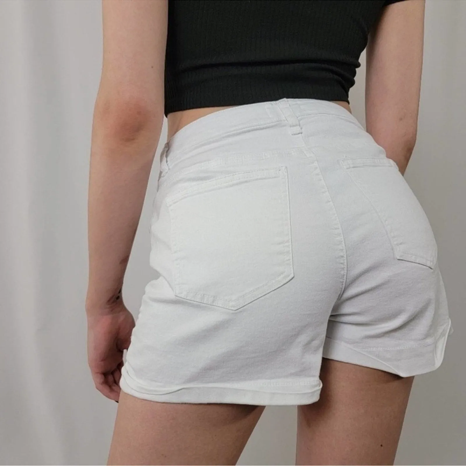 Harper Heritage  Button Front Jean Shorts