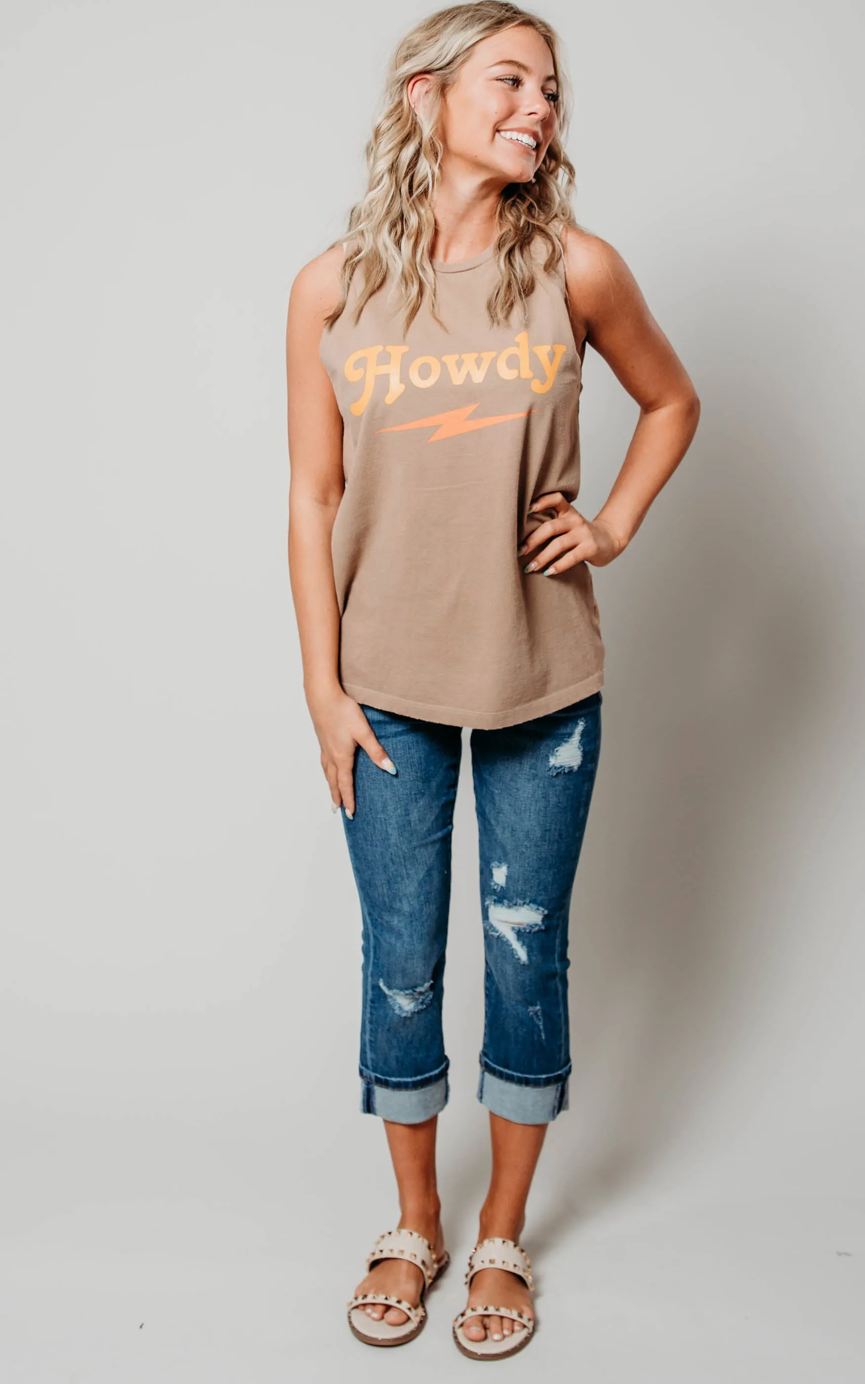 Howdy Bolt Tank Top - Final Sale
