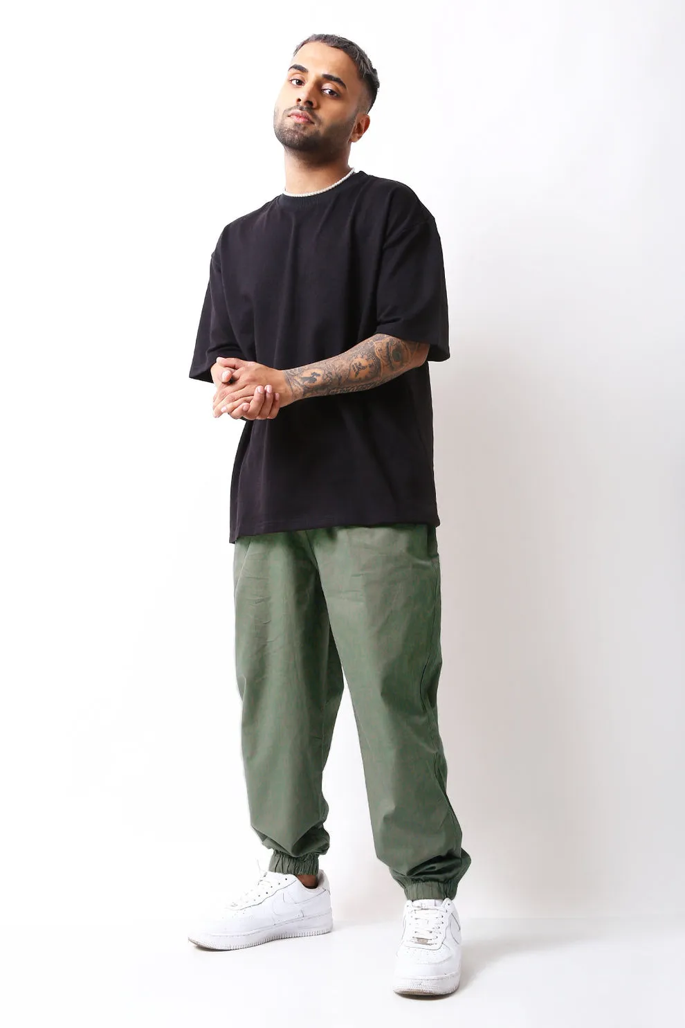 Jade Green Urban Parachute Pants