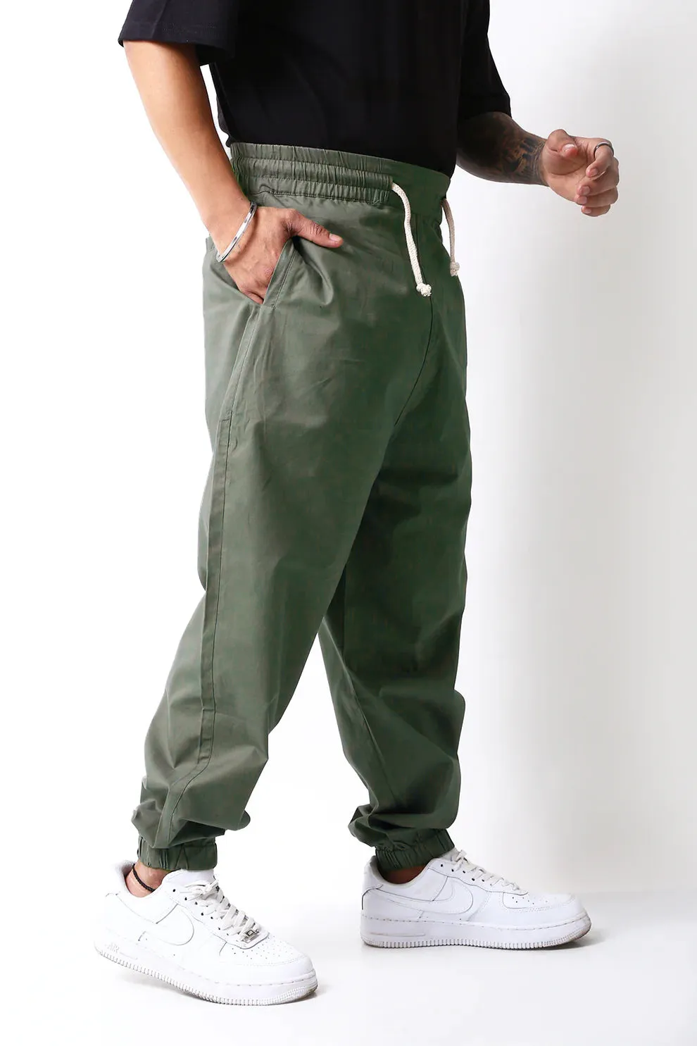 Jade Green Urban Parachute Pants