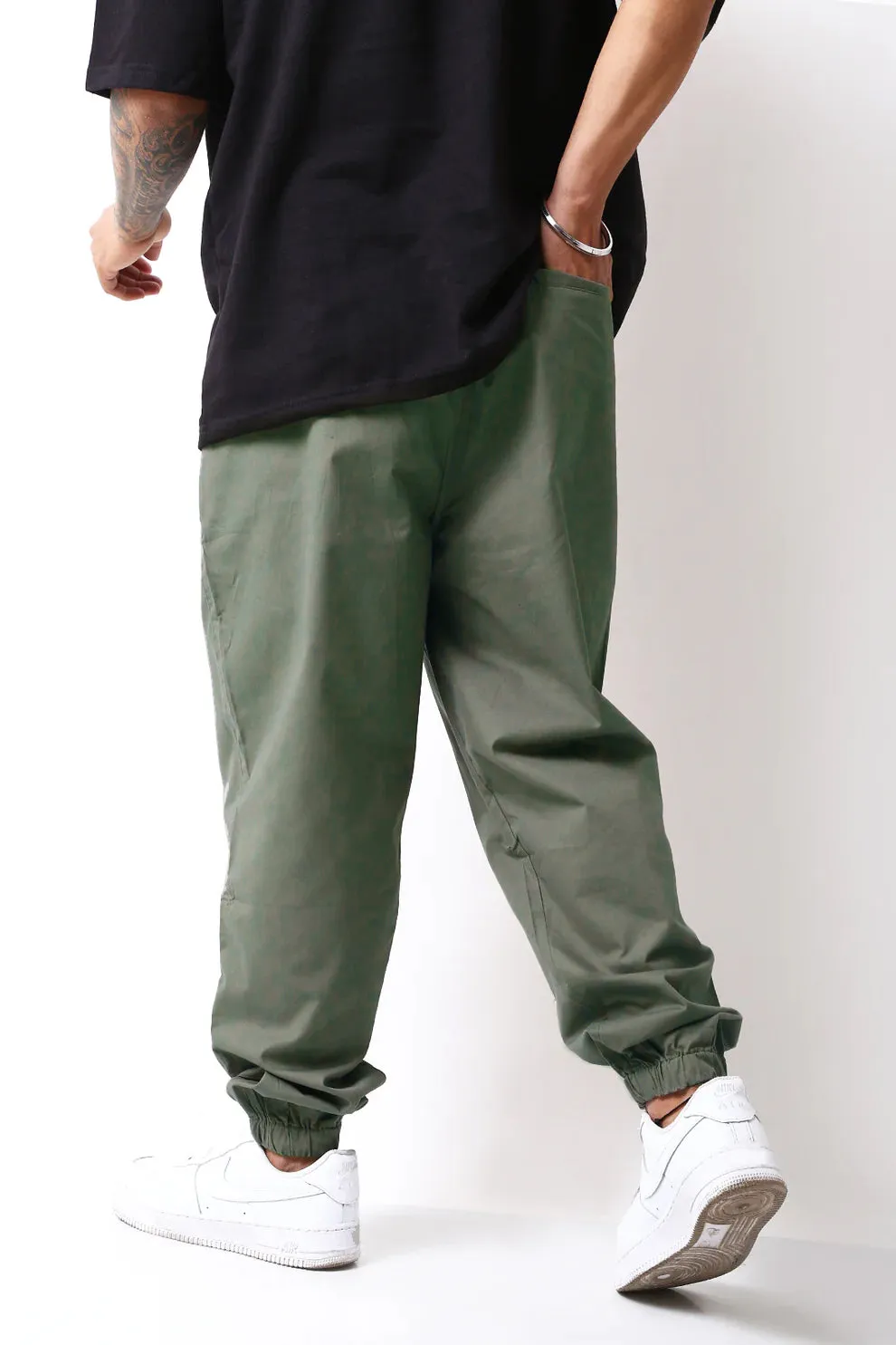 Jade Green Urban Parachute Pants