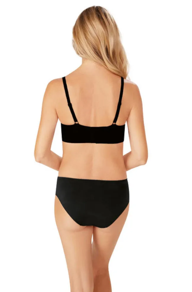 Kyra Wirefree Bra (Black & Nude)