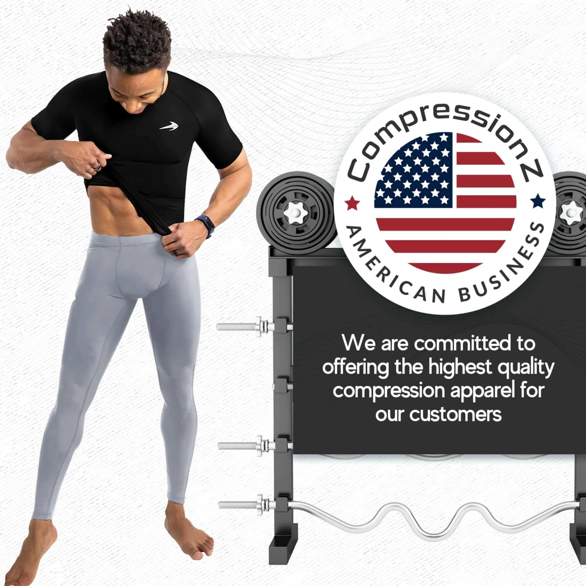 Men's Compression Pants - Dark Gray