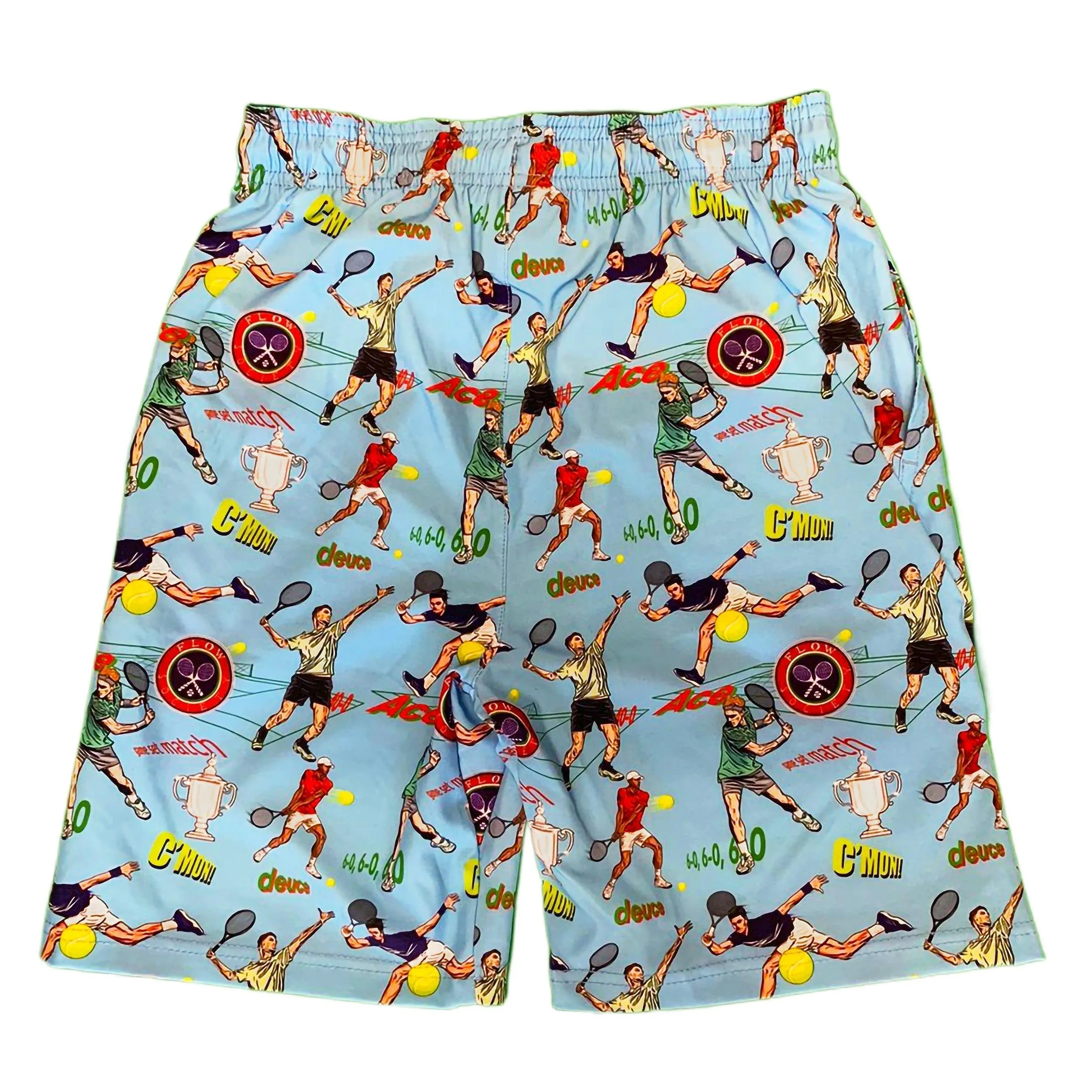 Mens Tennis Flow 9" Short Blue