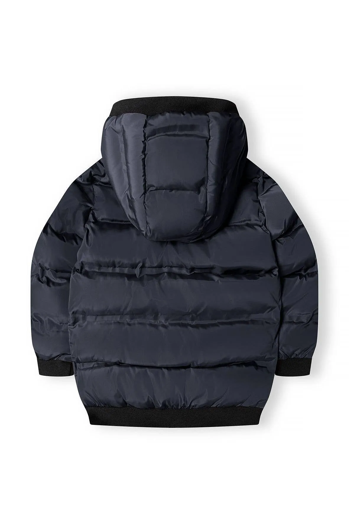 Minotti Padded Jacket With Hood And Two Way Zip Navy Blue *In store now*