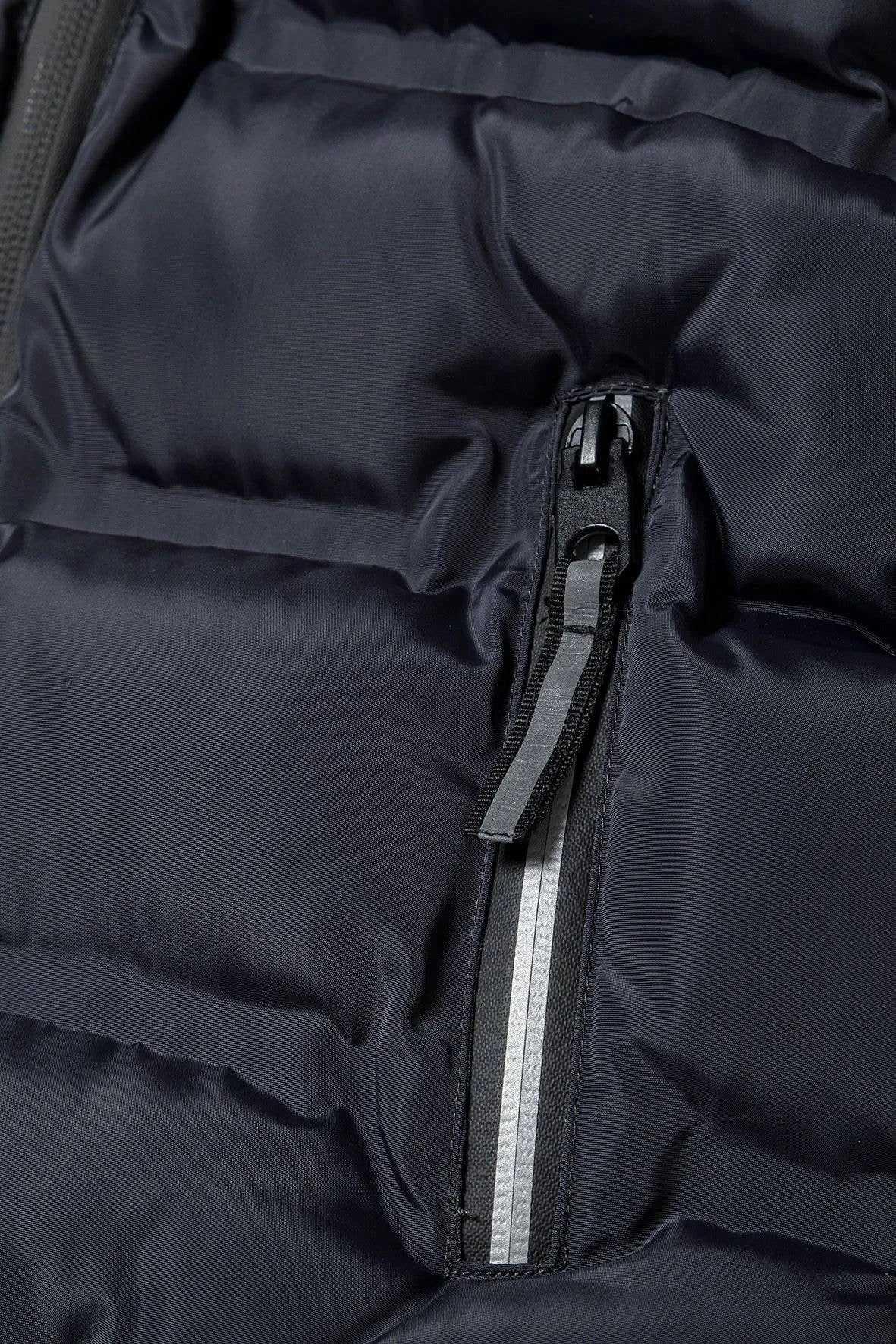 Minotti Padded Jacket With Hood And Two Way Zip Navy Blue *In store now*