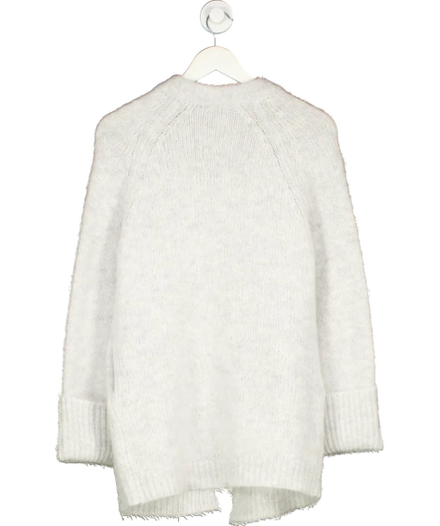 Mint Velvet Grey Hygge Longline Cardigan UK S