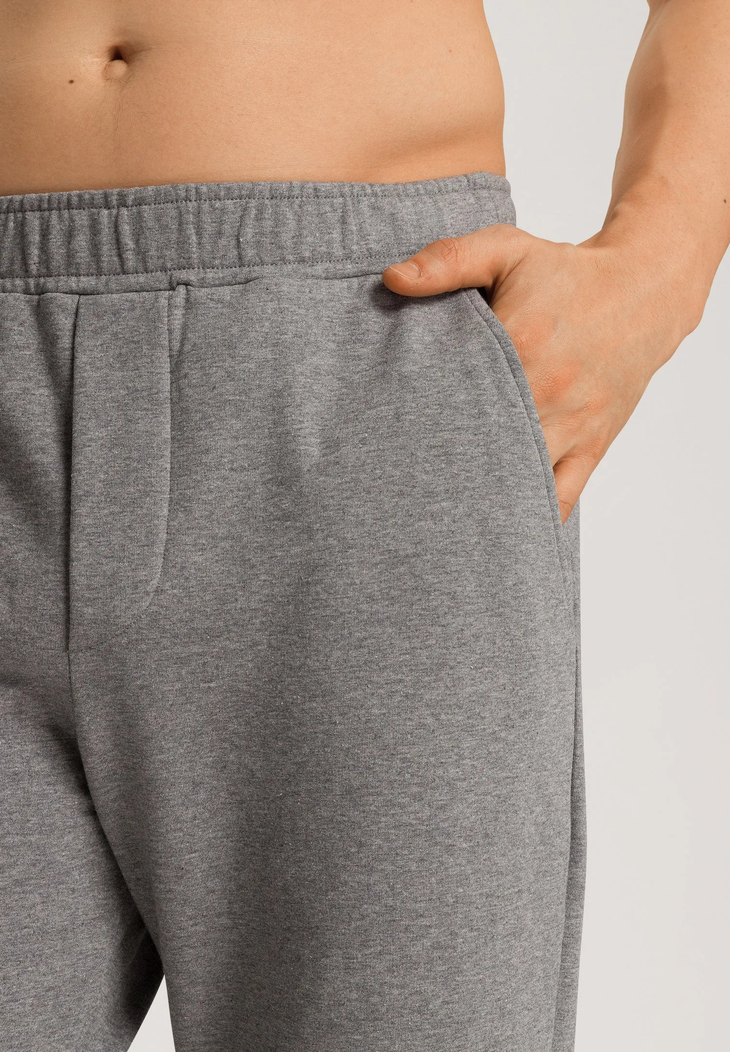 Natural Living Cotton Lounge Pants | Slate Melange 75939-2892