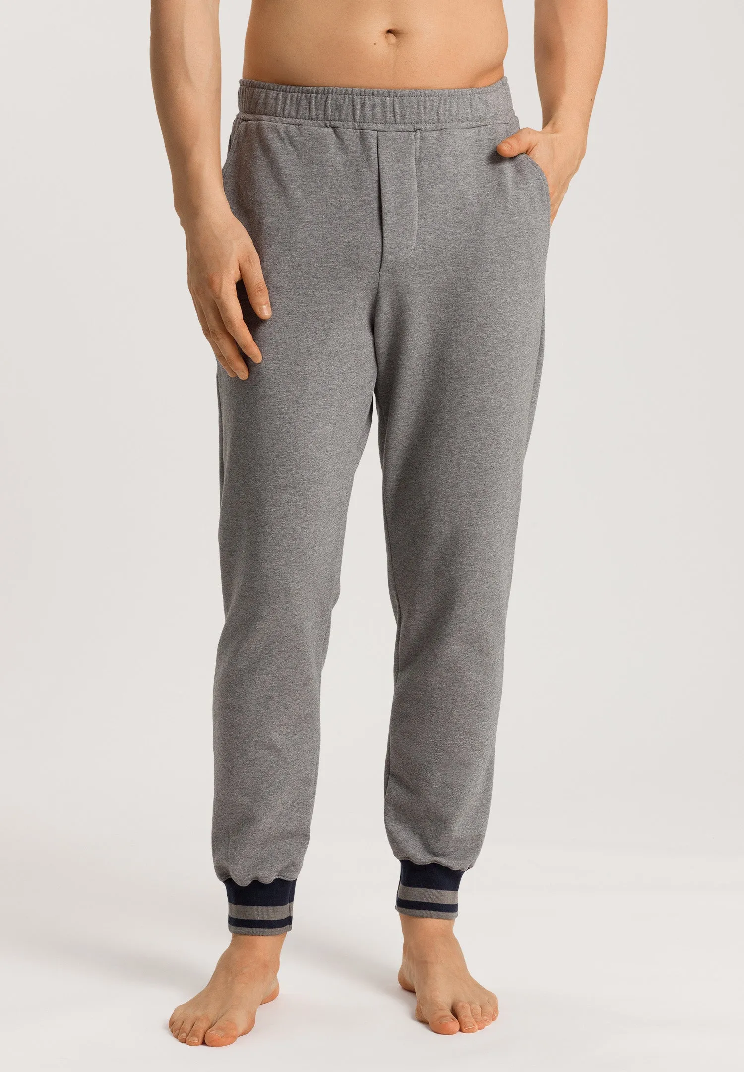 Natural Living Cotton Lounge Pants | Slate Melange 75939-2892